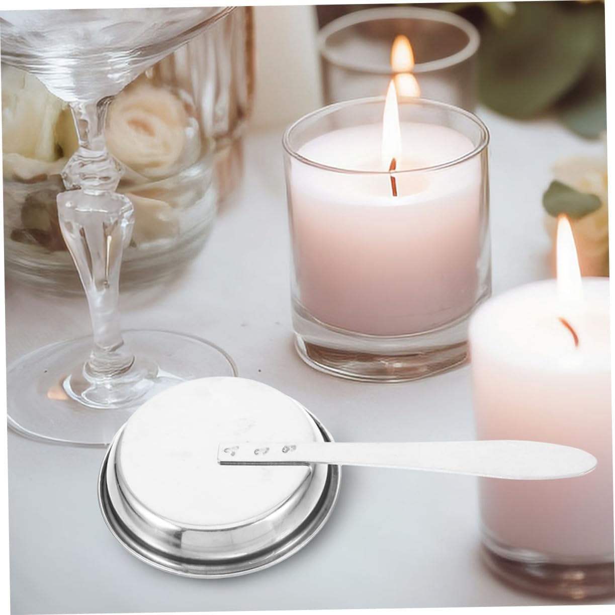 STOBAZA 5pcs Stainless Steel Candle Snuffer Set Retro Design