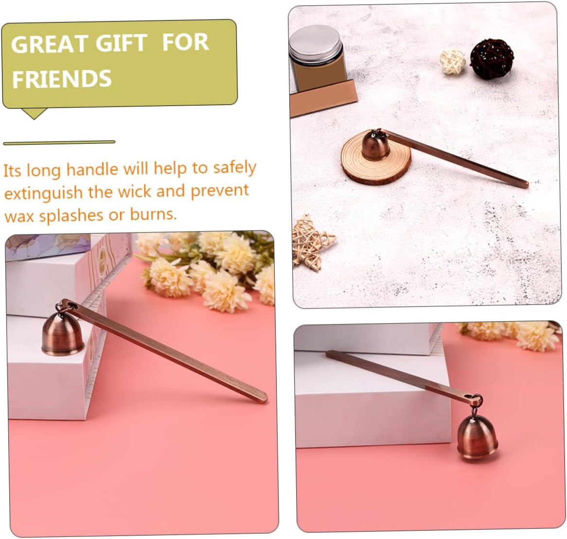 RORPOIR Candle Snuffer for Safe Extinguishment