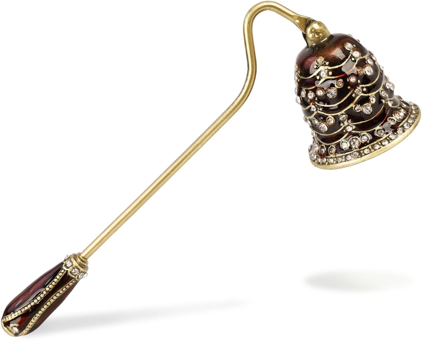 Elegant Royal-Style Candle Snuffer with Pearl Inlay 1