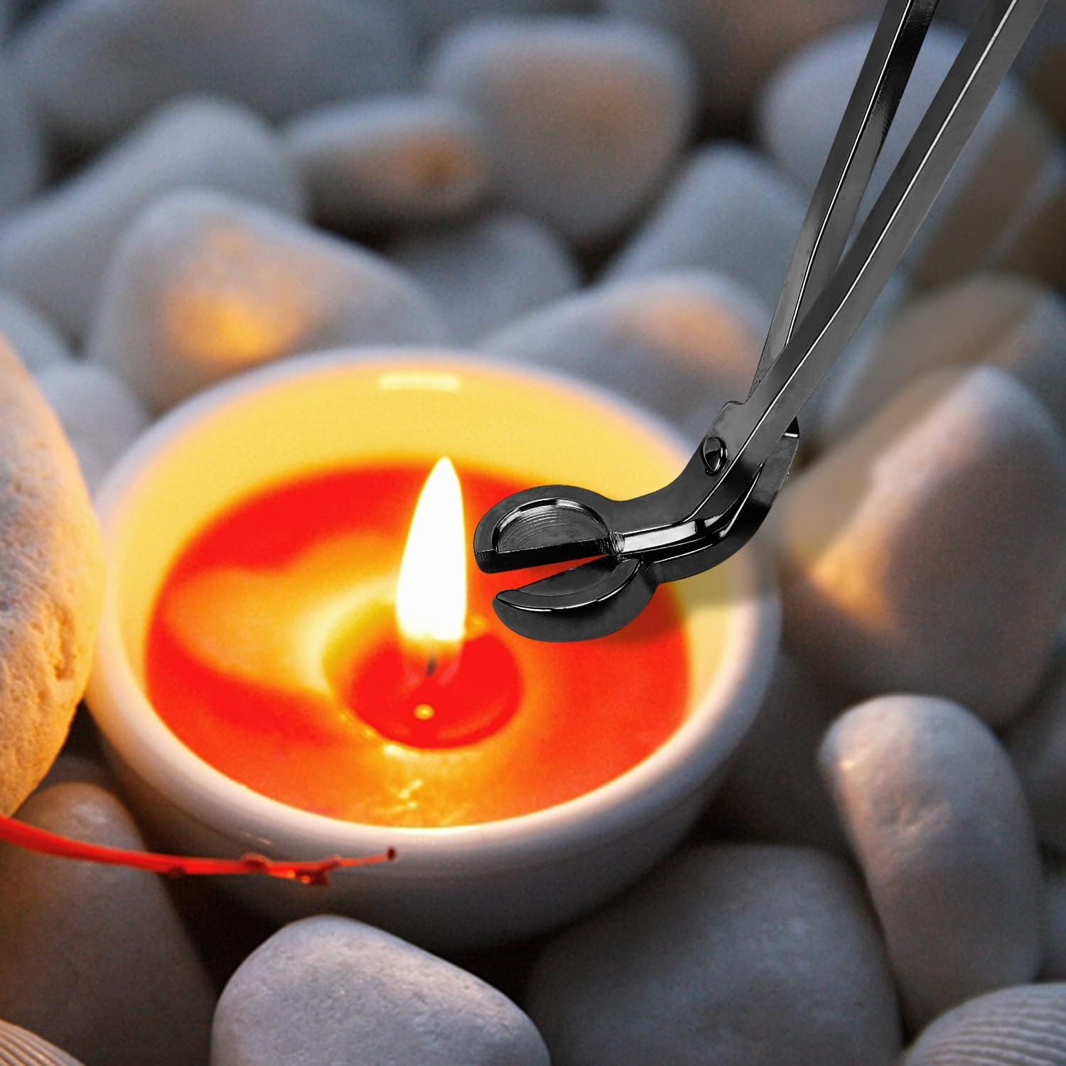 3 in 1 Candle Wick Trimmer Set - Dark Black