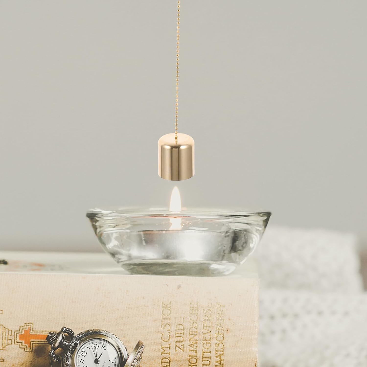 VOSAREA 6pcs Brass Candle Snuffer Set