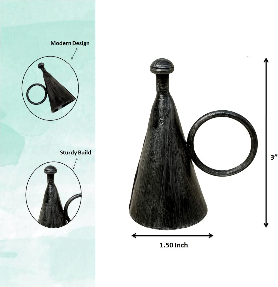 Hand Forged Wrought Iron Candle Snuffer - Classic Black Finish