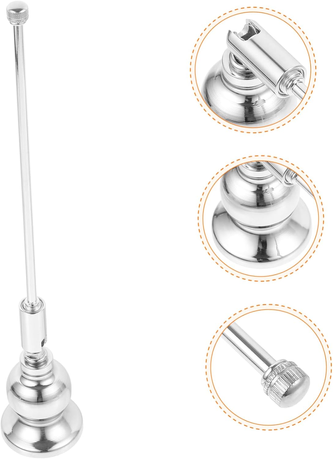 Elegant Bell Candle Snuffer Handle for Home and Dorm Use