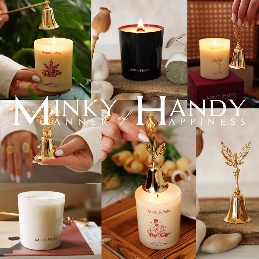 Luxury Brass Candle Snuffer - Gold Finish