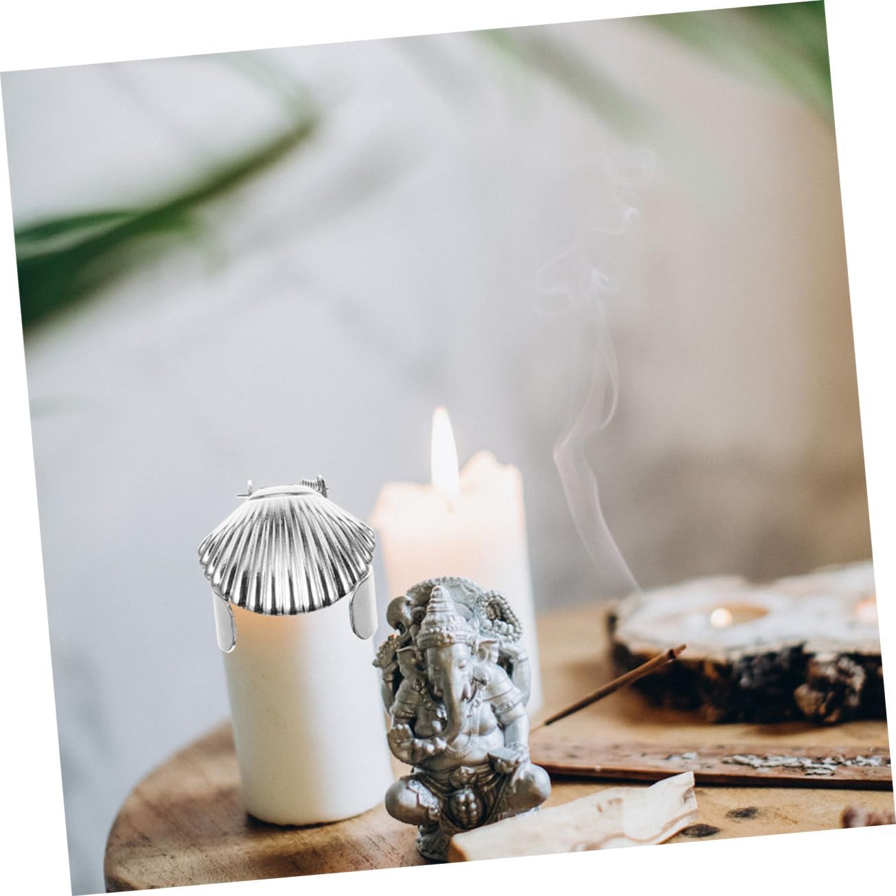 Zerodeko Automatic Candle Snuffer with Metal Cover