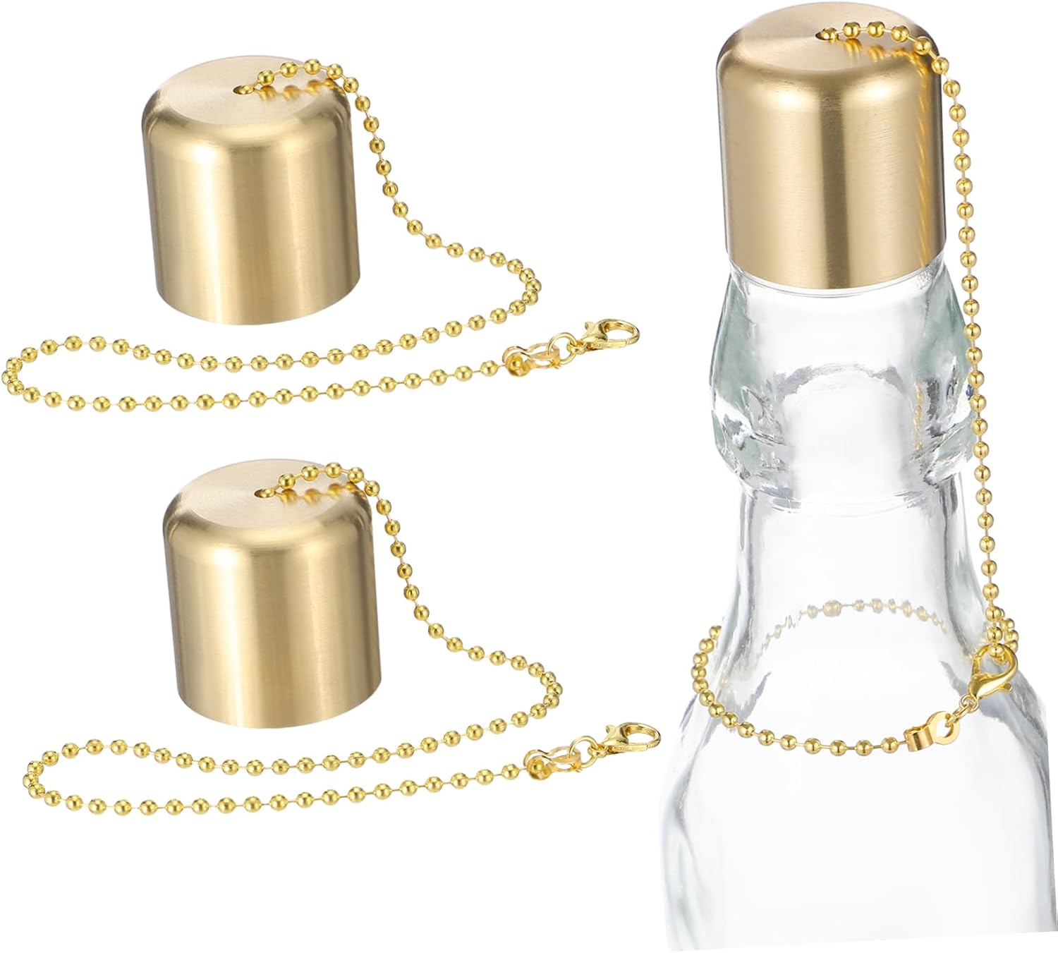Zerodeko 2pcs Brass Candle Snuffer Reusable Fire Extinguisher