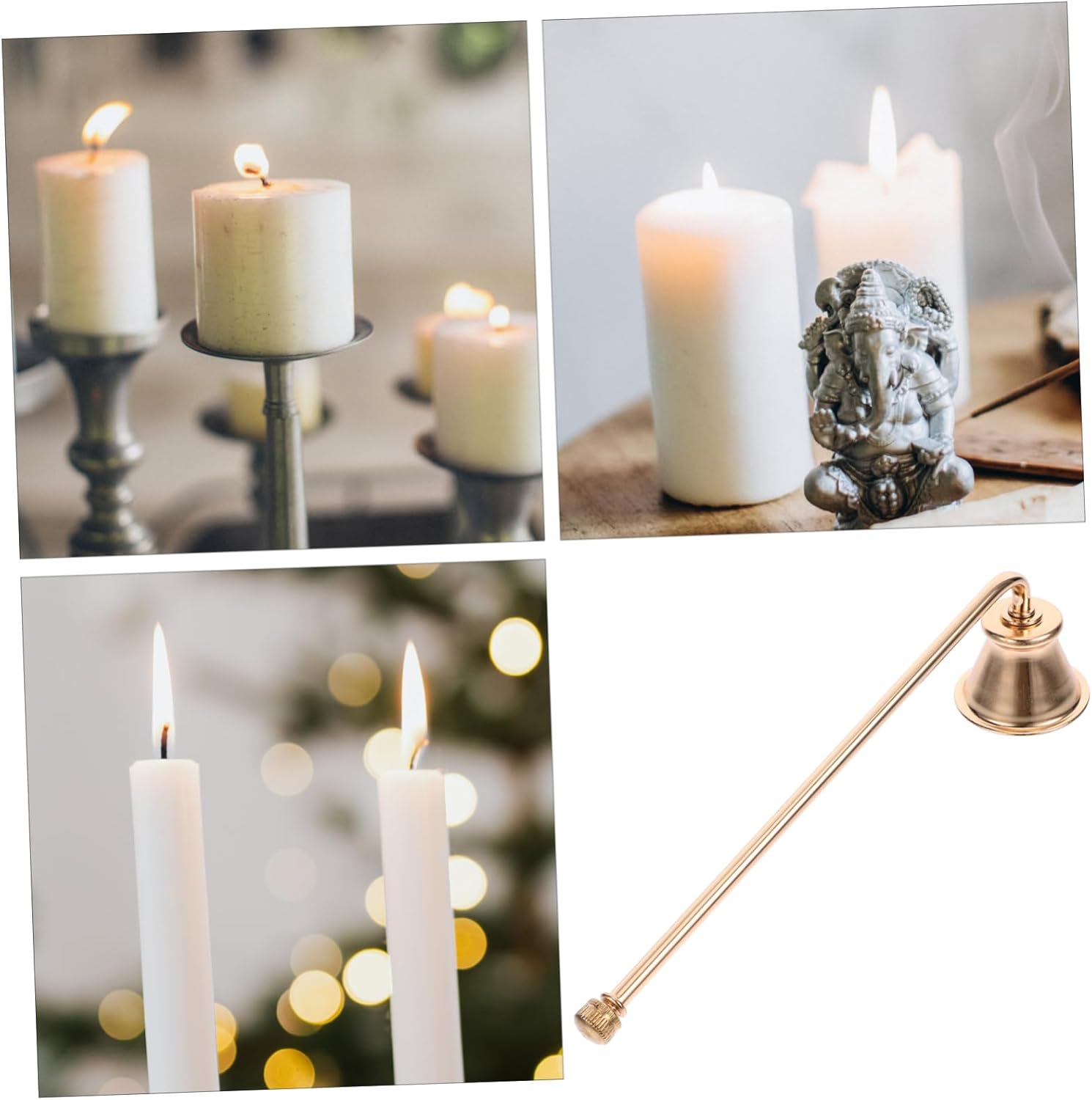 1pc Candle Extinguisher with Long Handle for Tea Light and Aromatherapy Candles