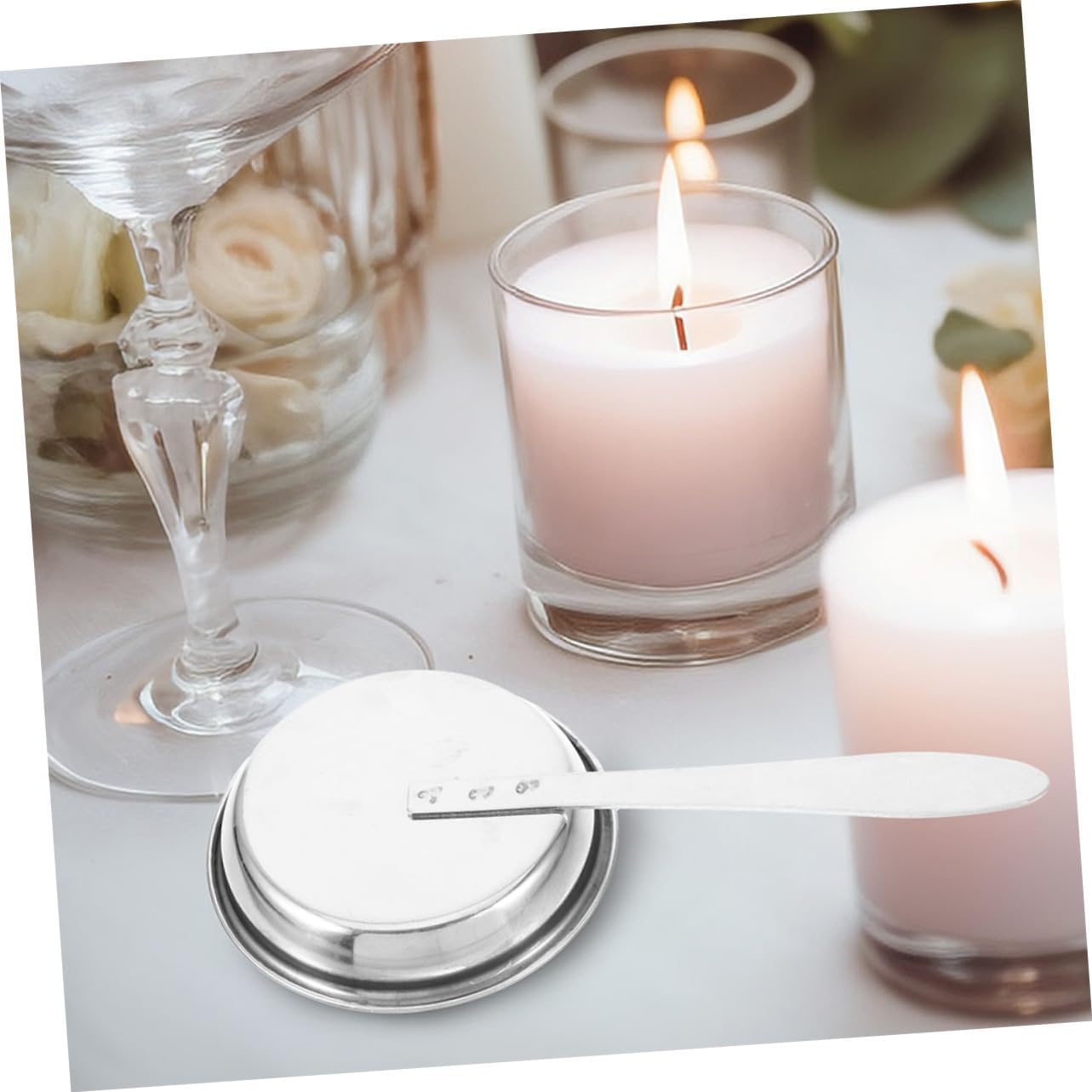 2pcs Metal Candle Snuffer with Long Handle for Taper Candles