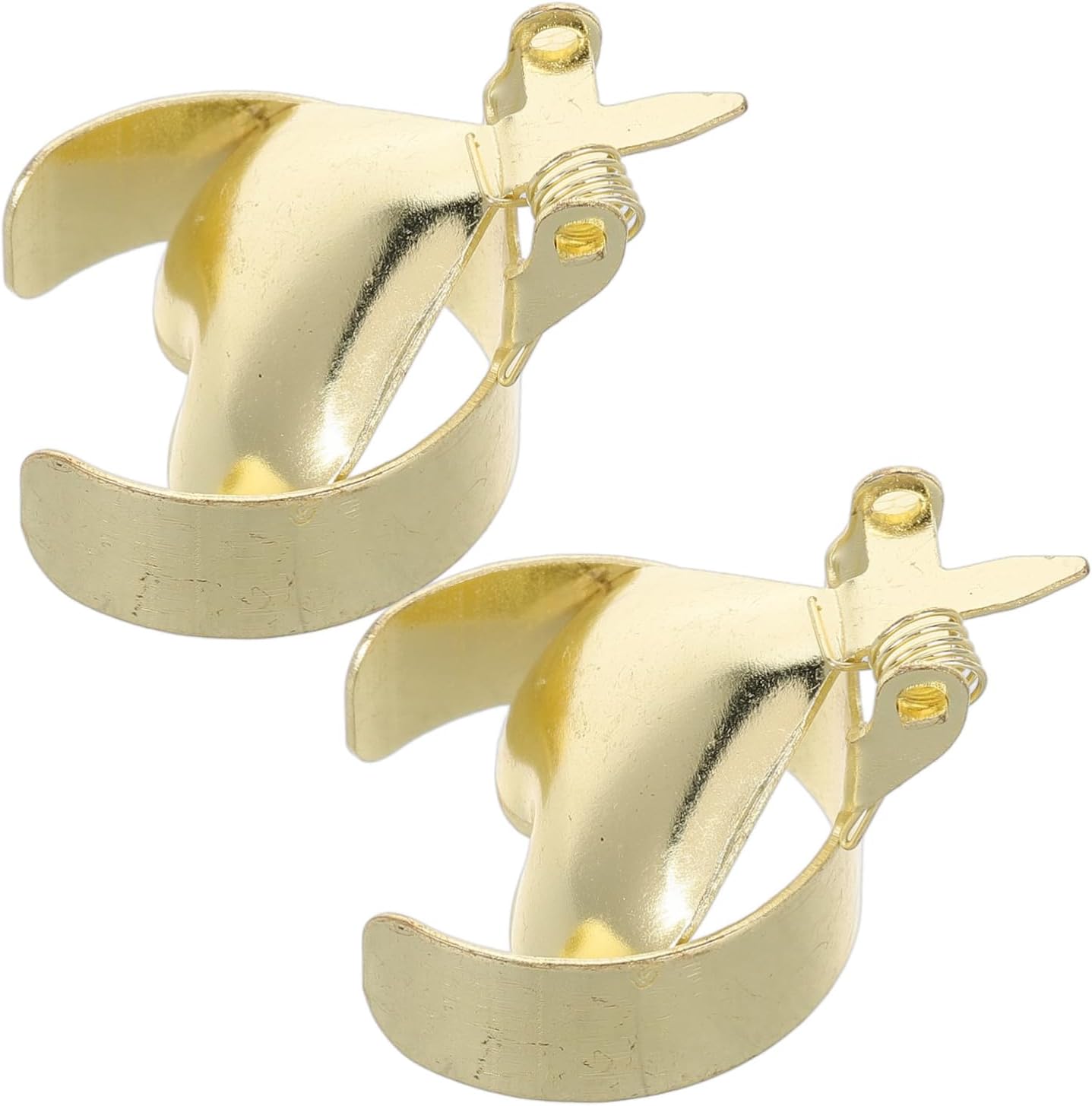 LIFKICH 2pcs Heart Shaped Candle Snuffer Metal Wick Extinguisher