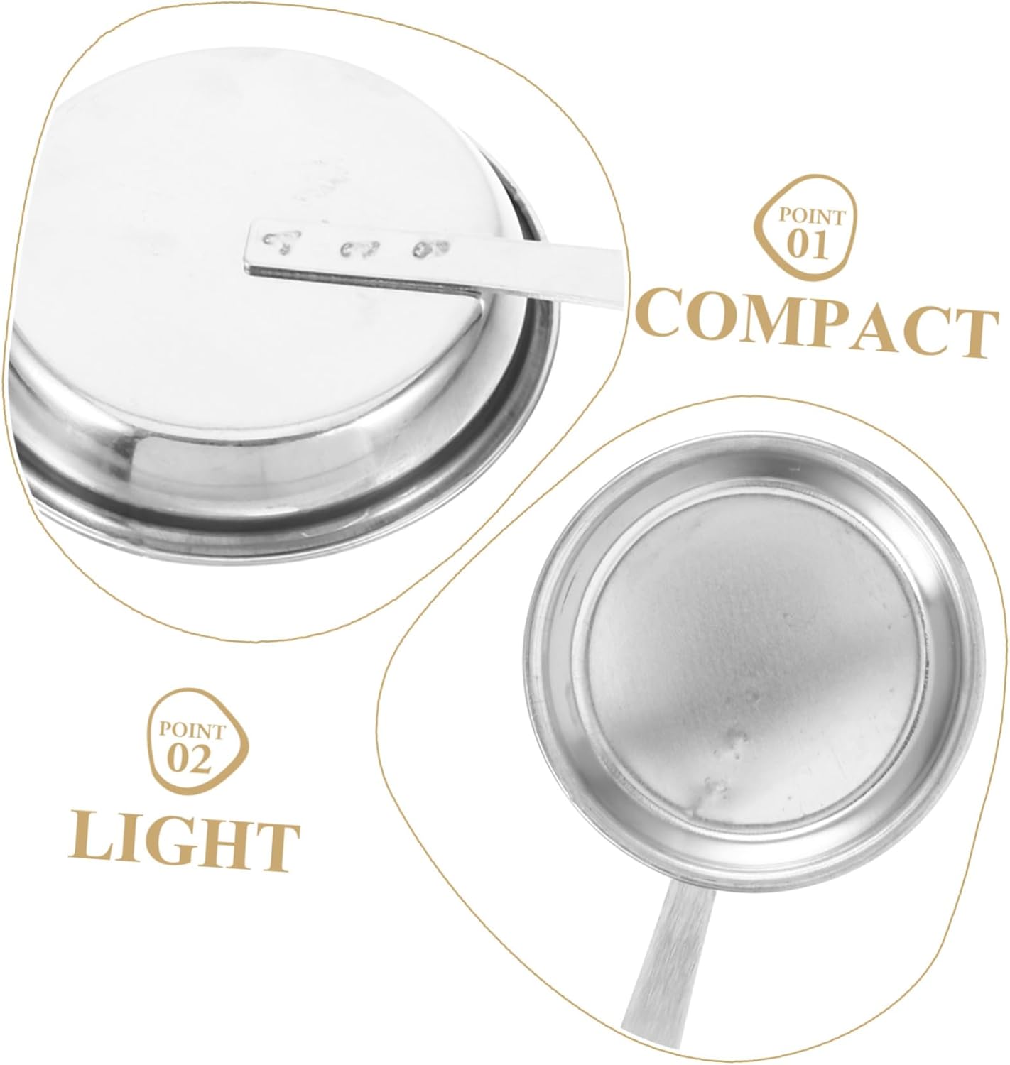 Stainless Steel Candle Snuffer with Long Handle for Home Safety