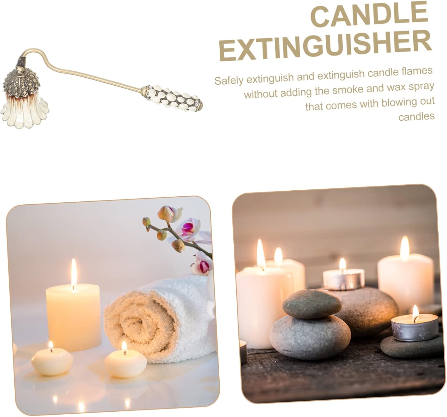 Metal Wick Snuffer for Aromatherapy Candles