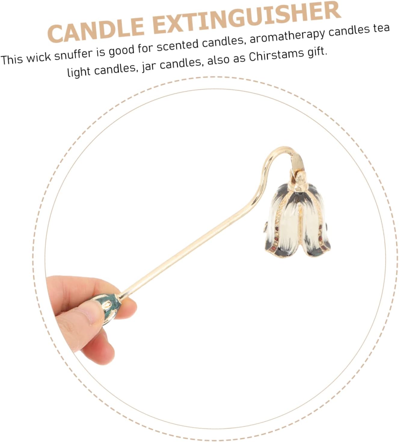 Zerodeko 90g Wick Snuffer Candle Extinguisher