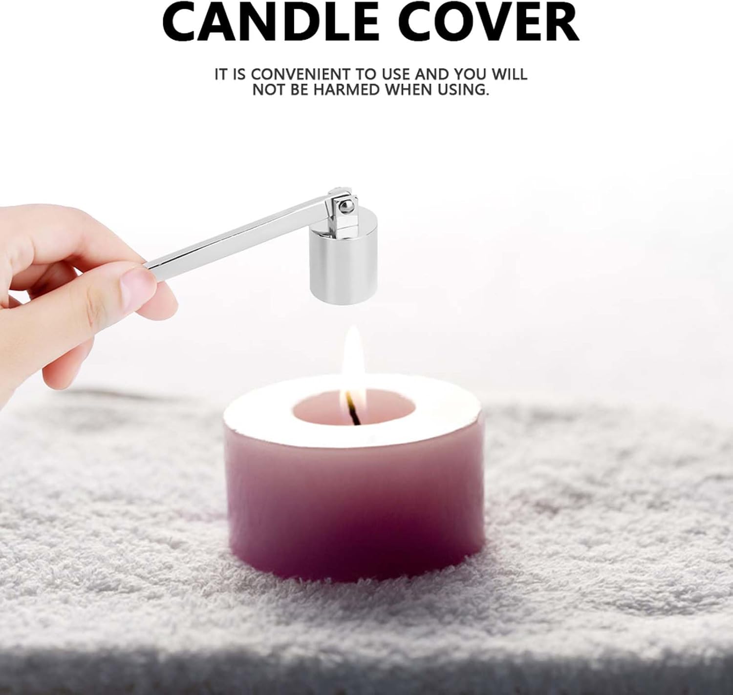 19Cm Fashion Stainless Steel Candle Snuffer Wick Trimmer