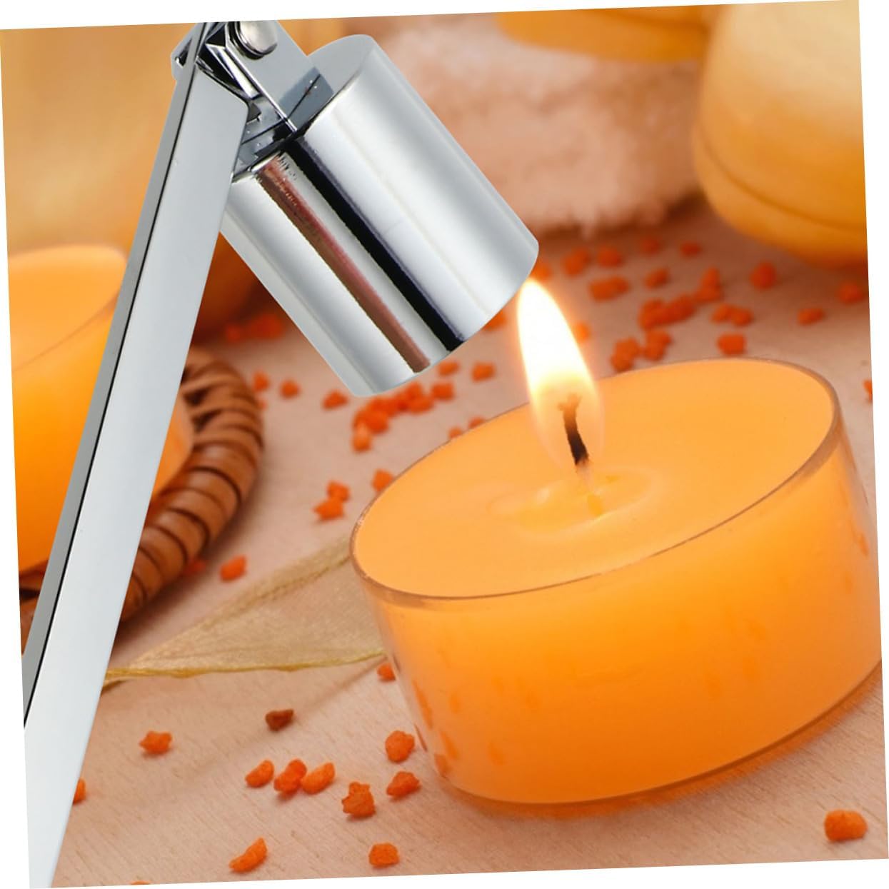 2pcs Portable Candle Snuffer Extinguishers for Safe Wick Covering