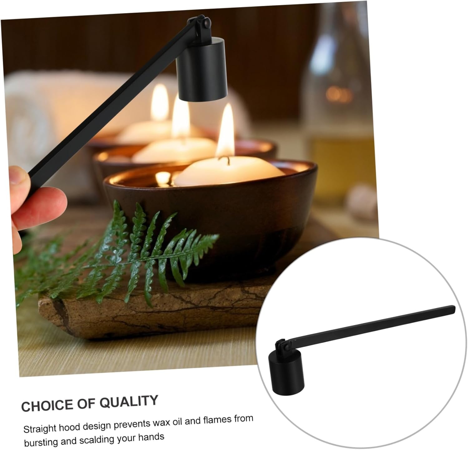 Stainless Steel Candle Snuffer for Home and Hostess Gifts