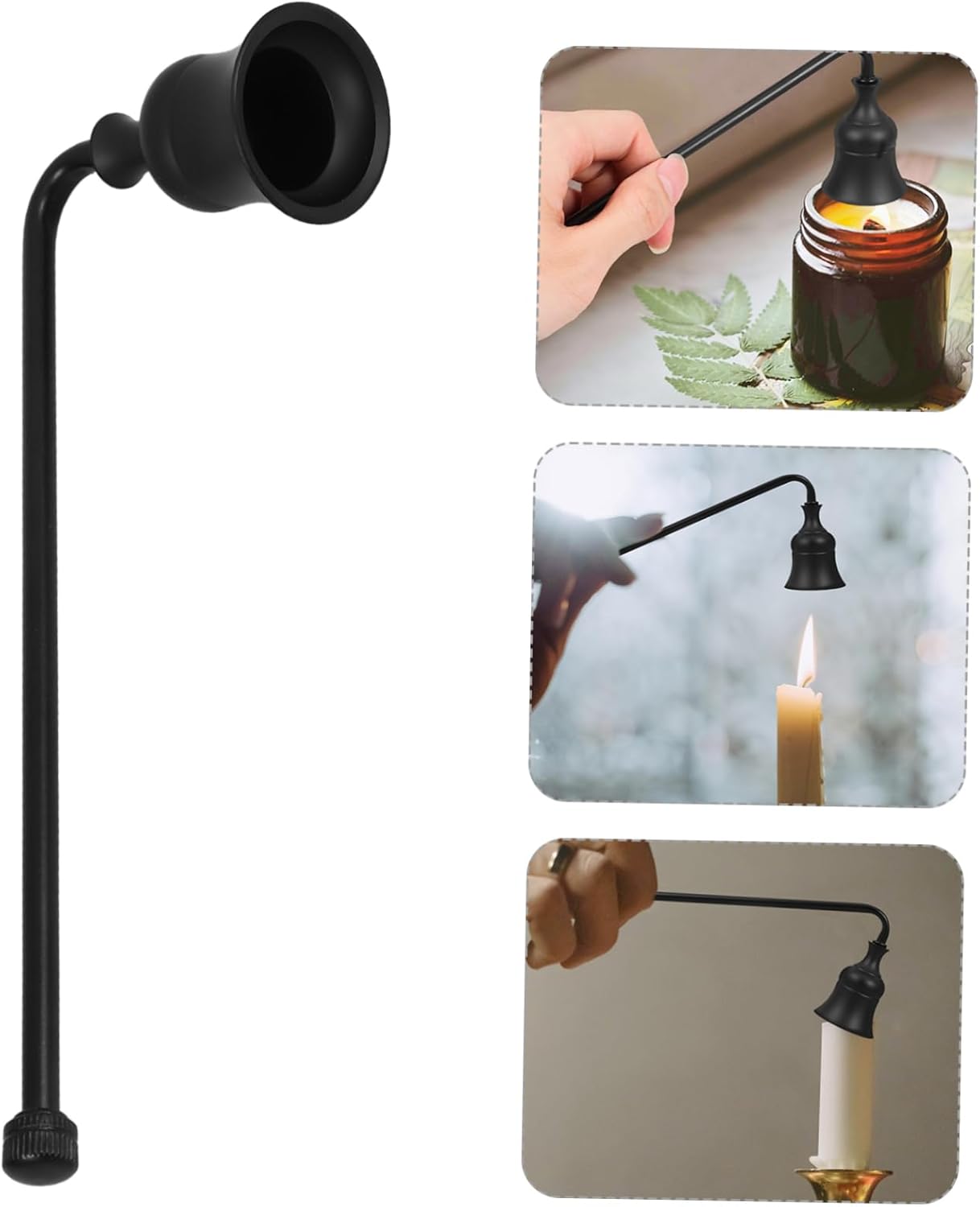 Happyyami Iron Candle Snuffer Extinguisher Tool