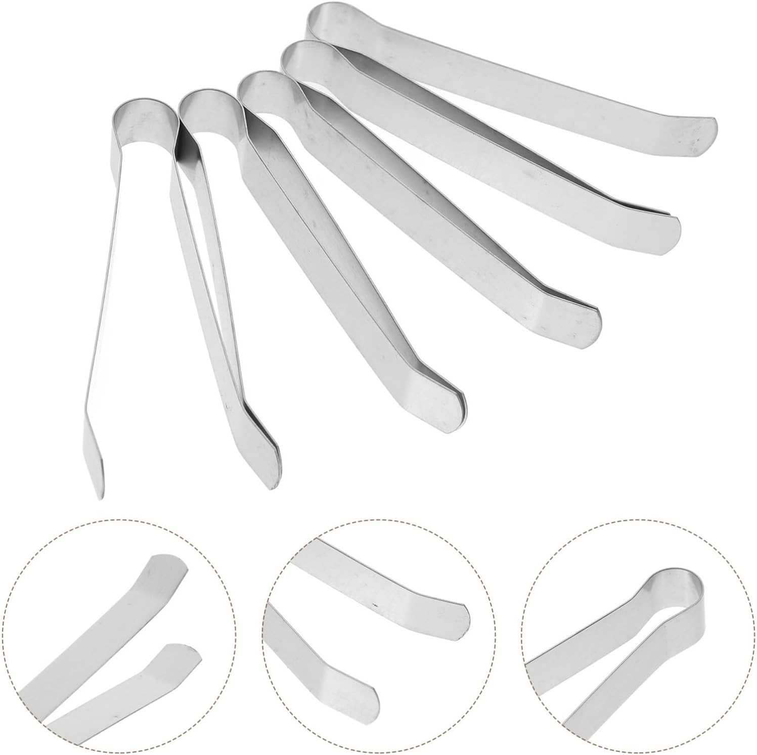 25pcs Metal Candle Extinguisher Wick Clamp for Safe Flame Snuffing
