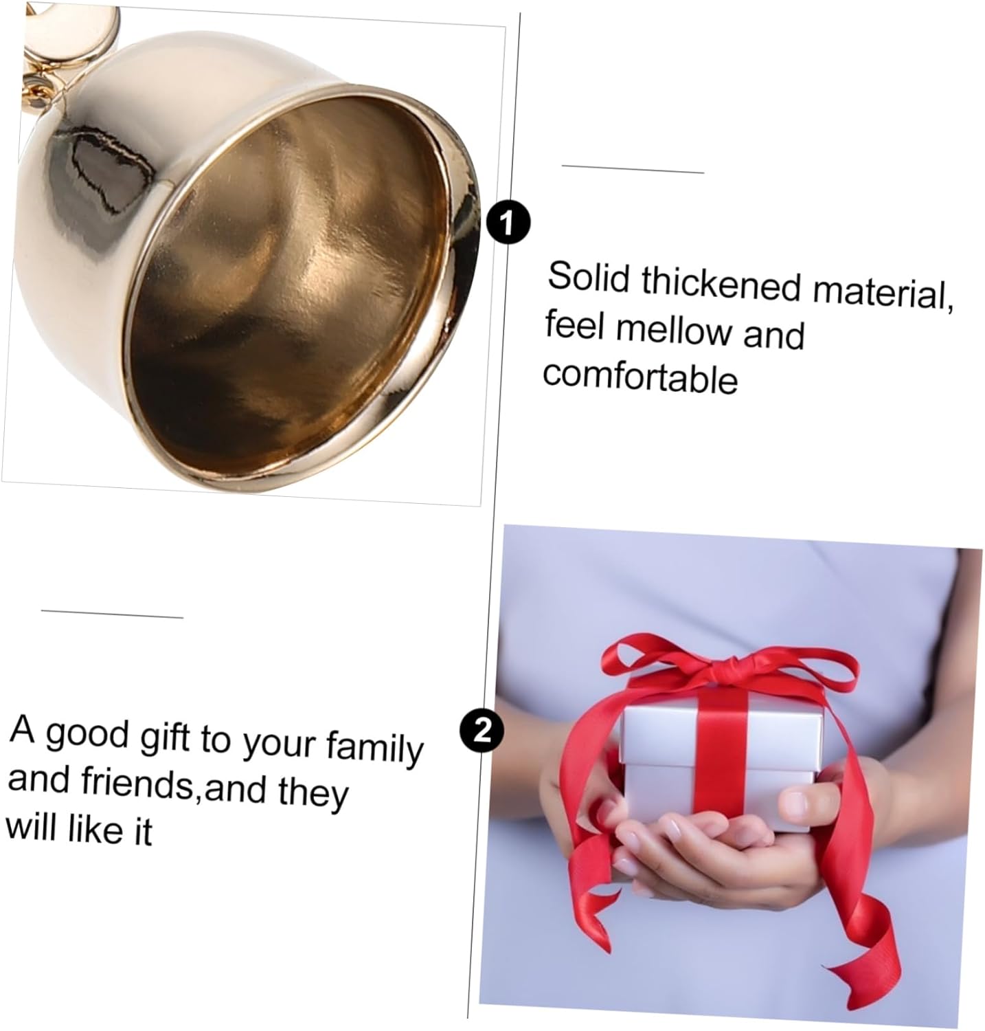 GOOHOCHY Candle Extinguisher Bell Shaped Snuffer Head
