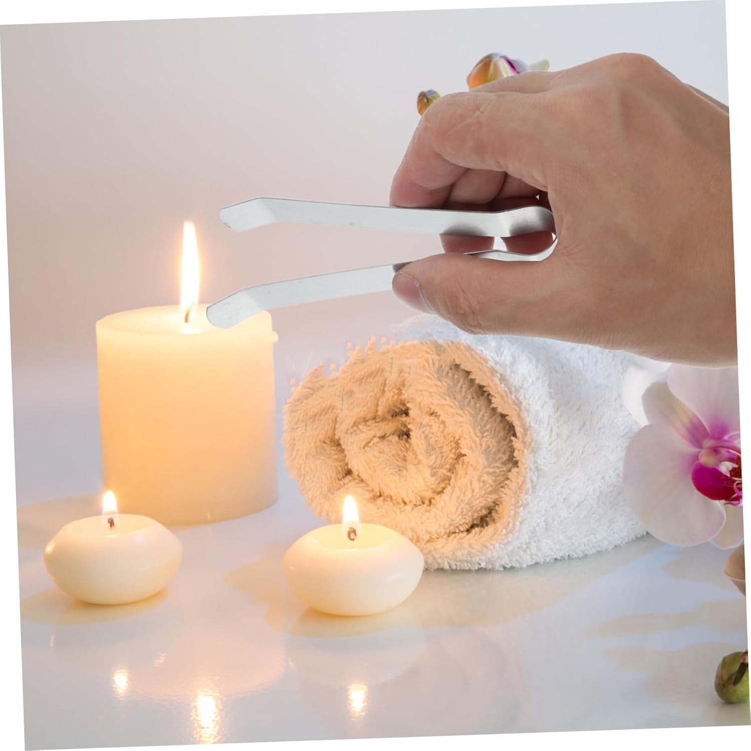 5Pcs Candle Extinguisher Wick Clip with Ergonomic Handle