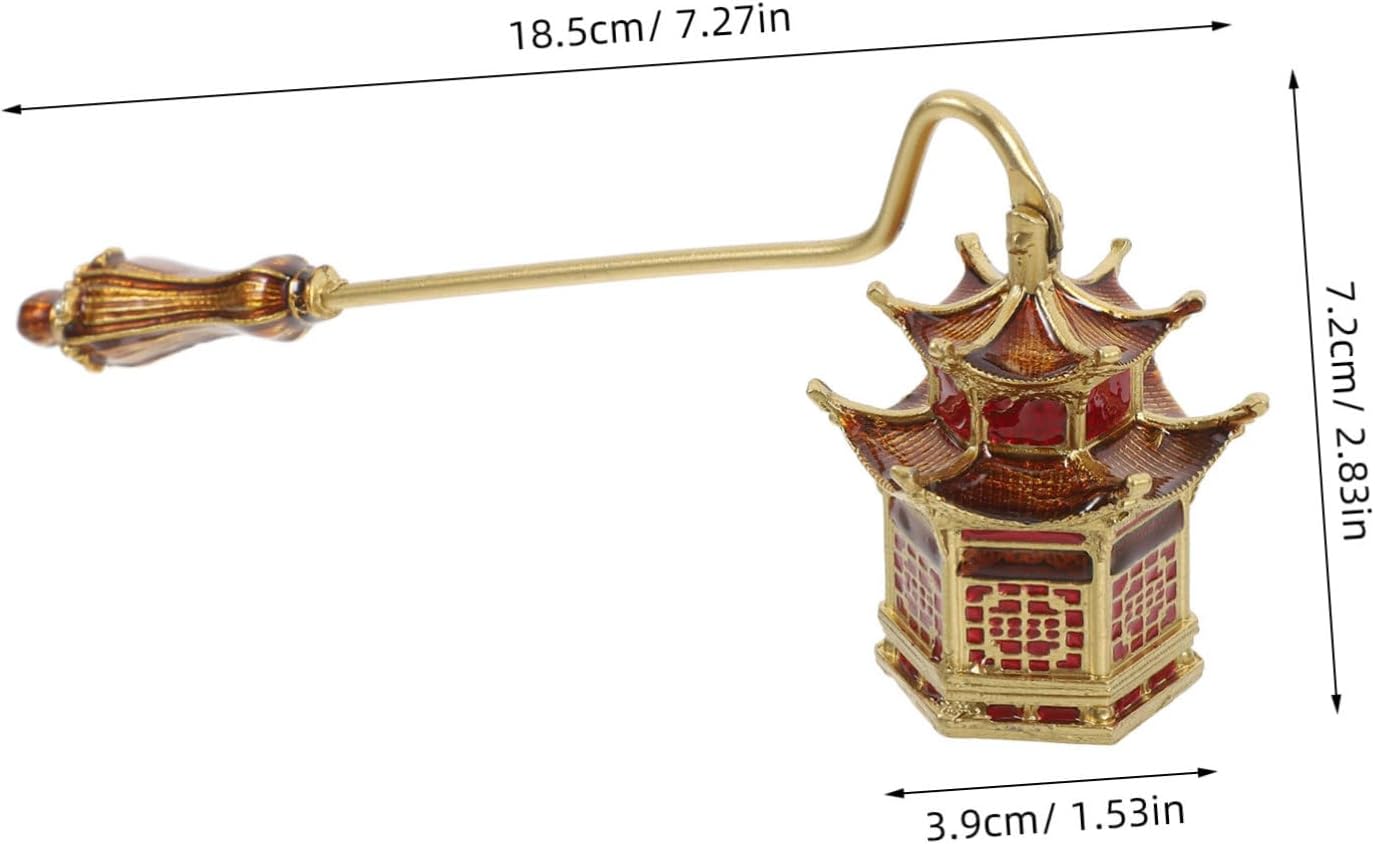 Elegant Candle Snuffer with Handle for Jar and Scented Candles
