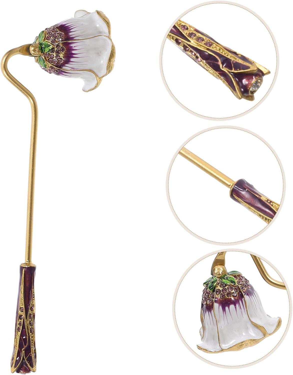ERINGOGO Candle Snuffer Tool with Rhinestone Design