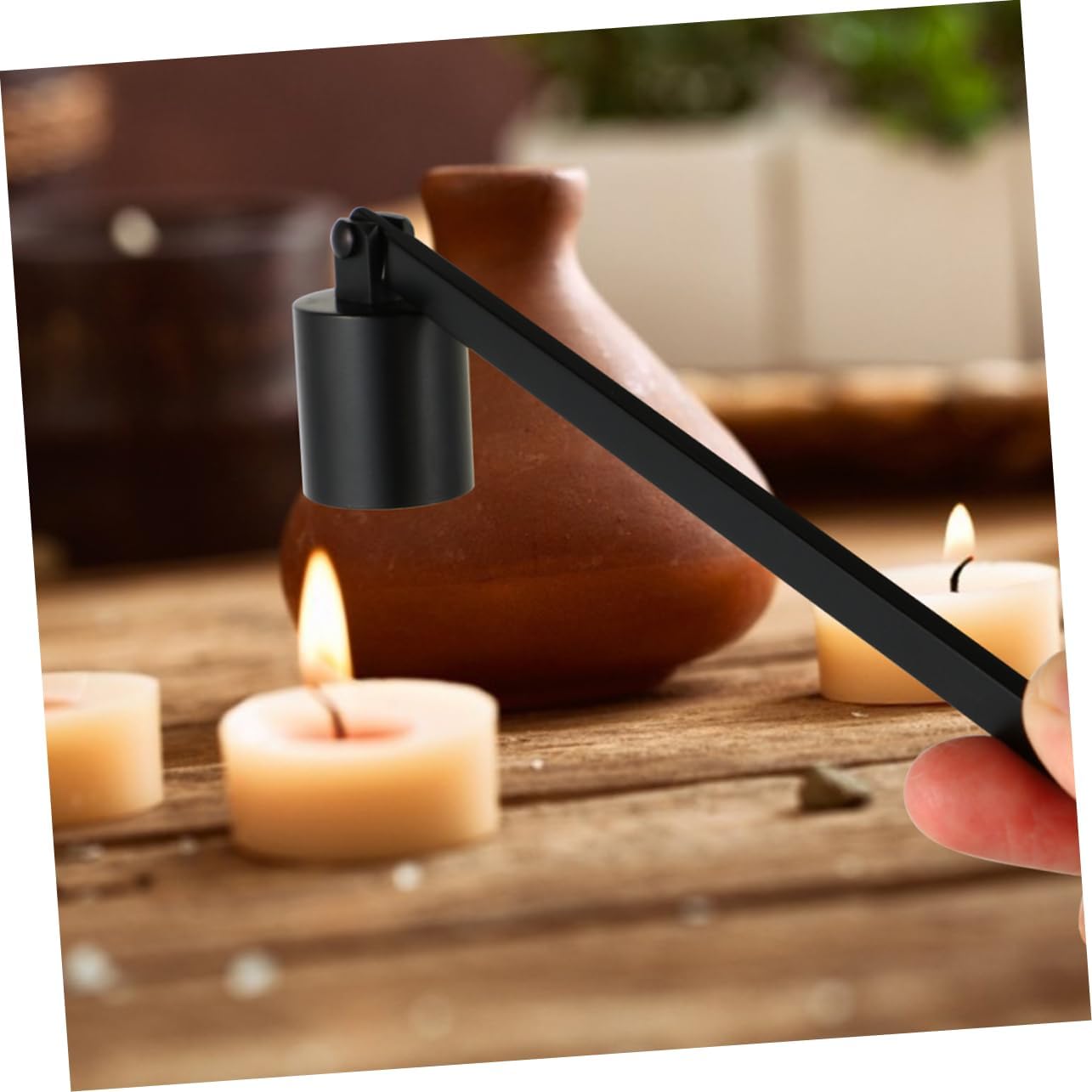 ERINGOGO Candle Snuffer Set 2pcs Metal Tool