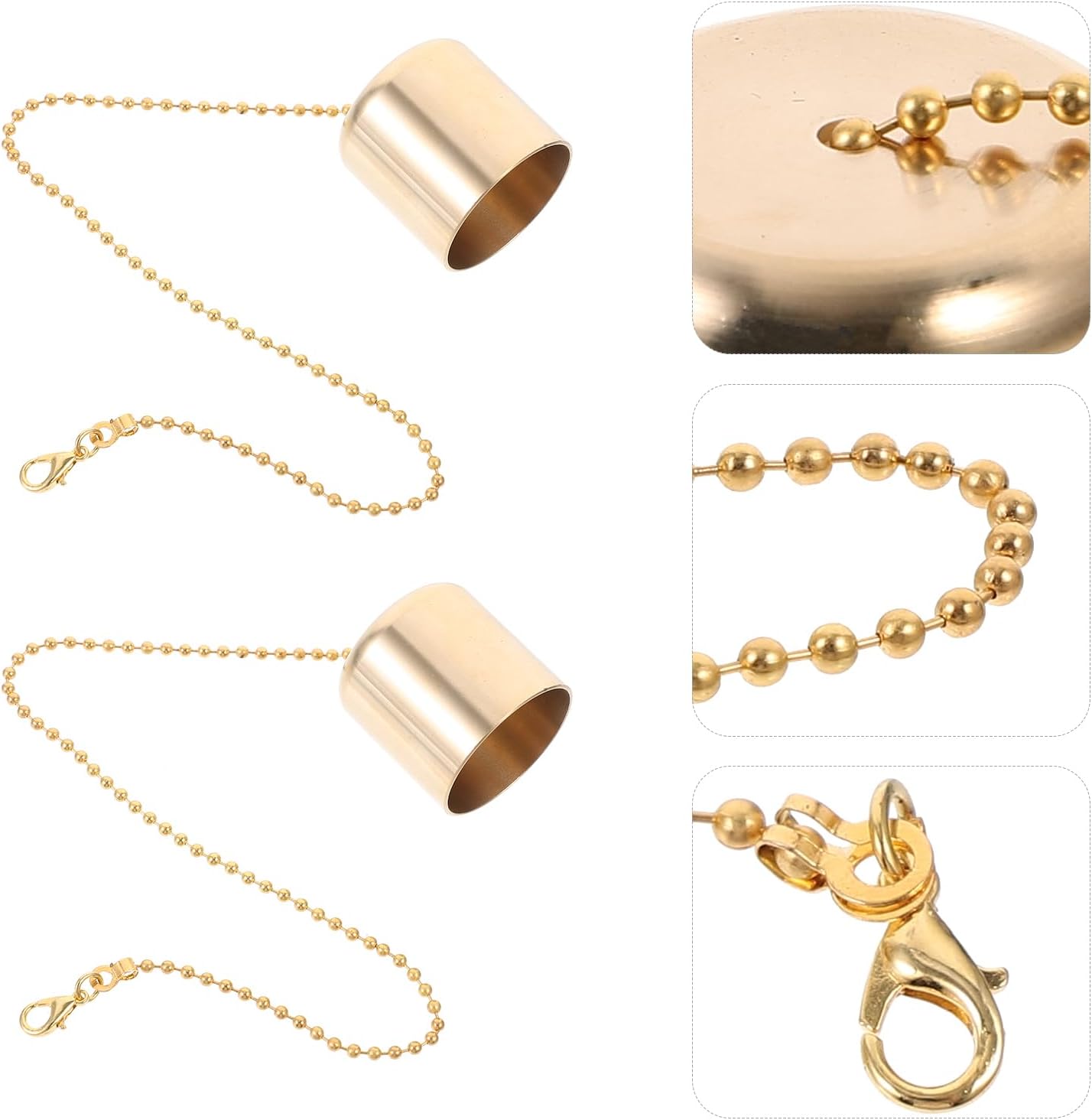 VOSAREA 6pcs Brass Candle Snuffer Set