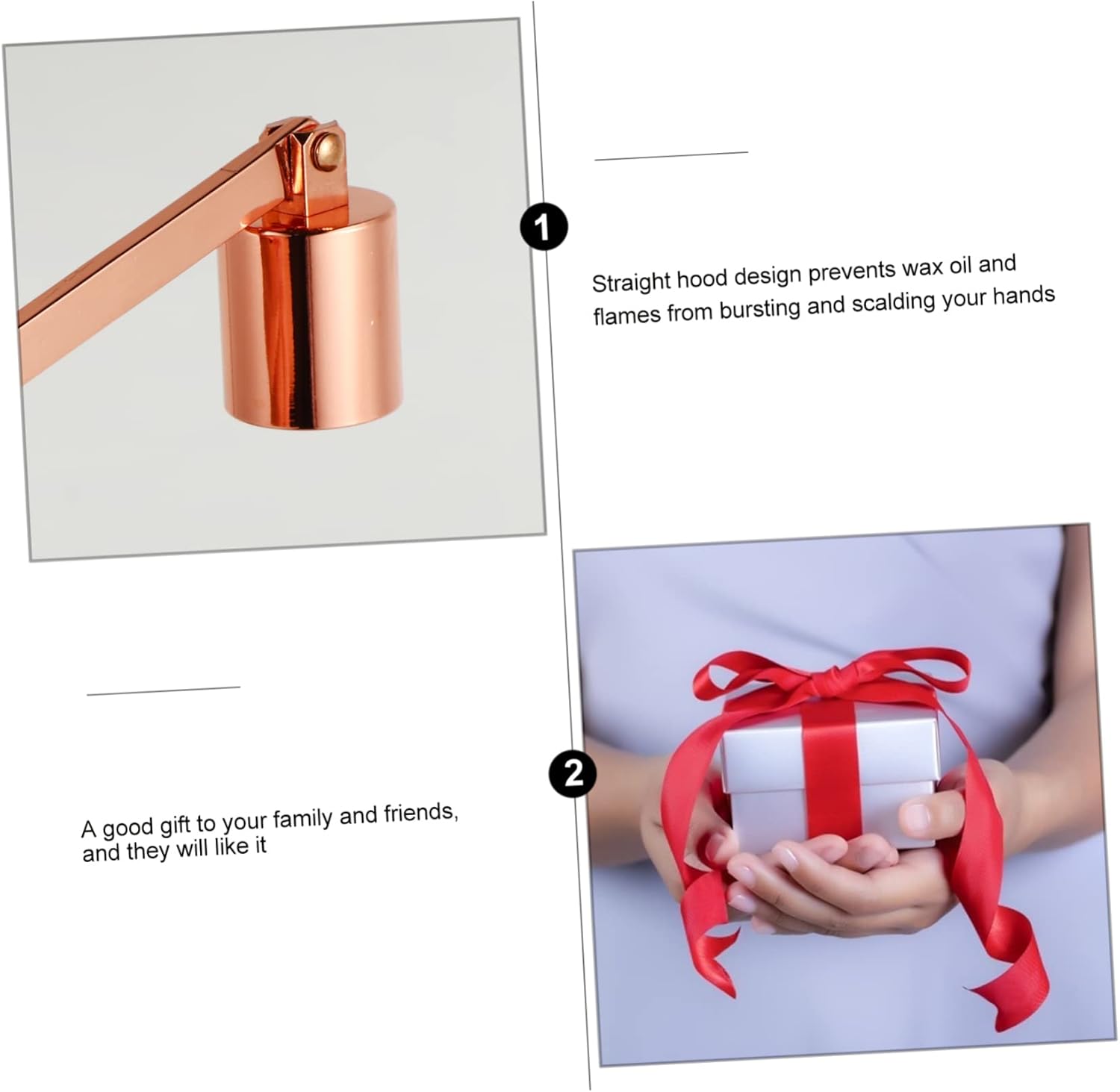 Stoanza 1pc Candle Snuffer Stainless Steel Flame Extinguisher Tool for Wick Control