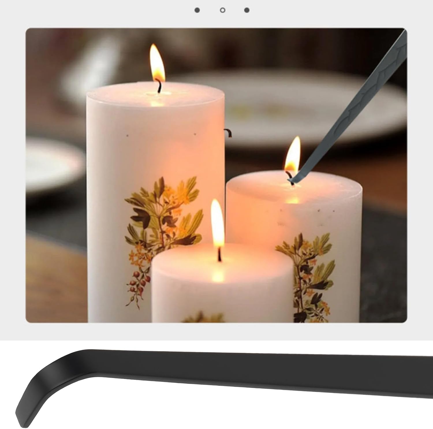 3pcs Stainless Steel Candle Snuffer Wicks Dippers Hooks