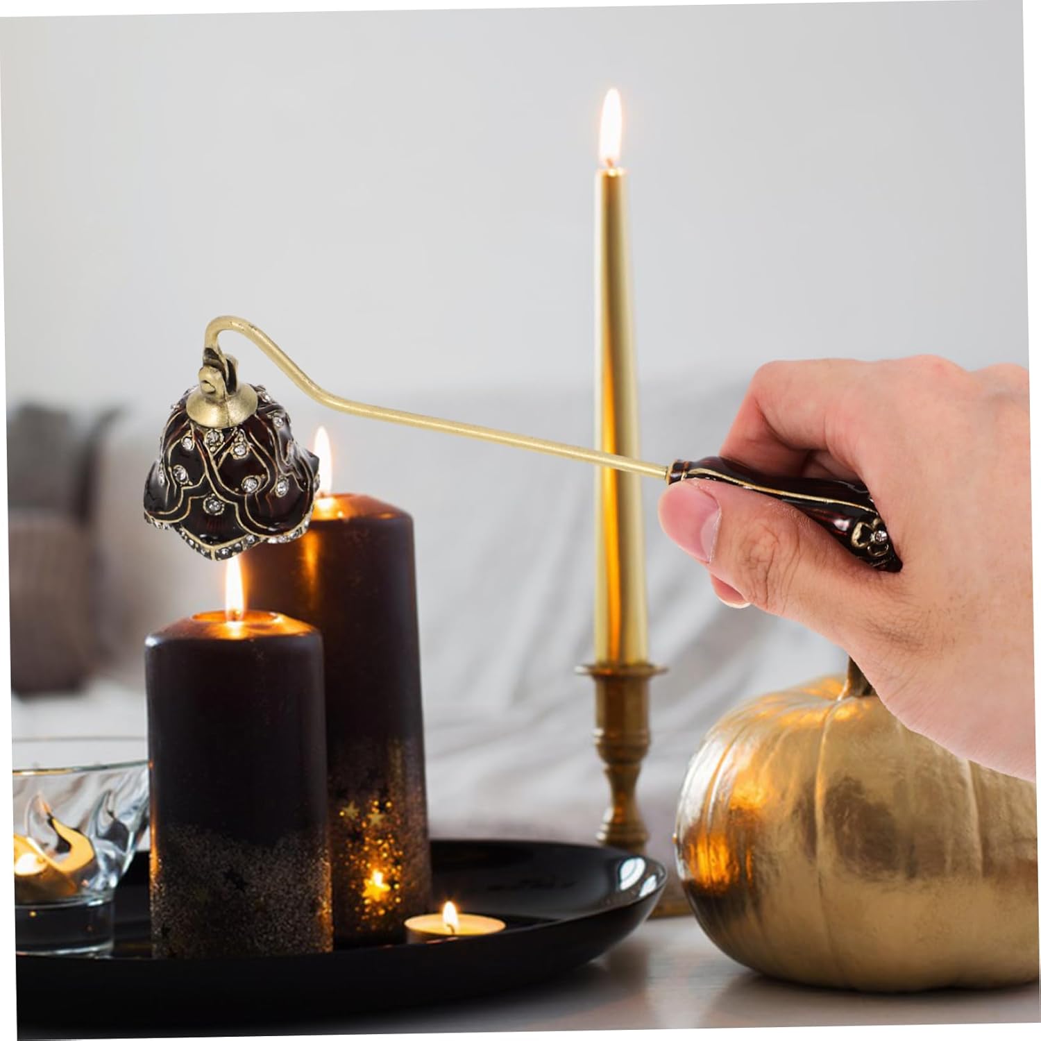 Candle Extinguisher Cover Metal Wick Snuffer