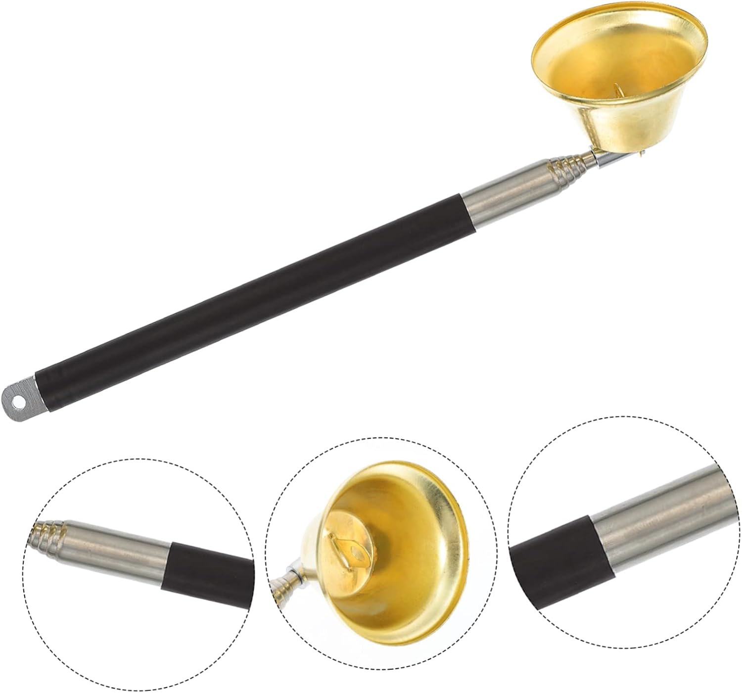 Copper Candle Snuffer Tool with Extensible Handle