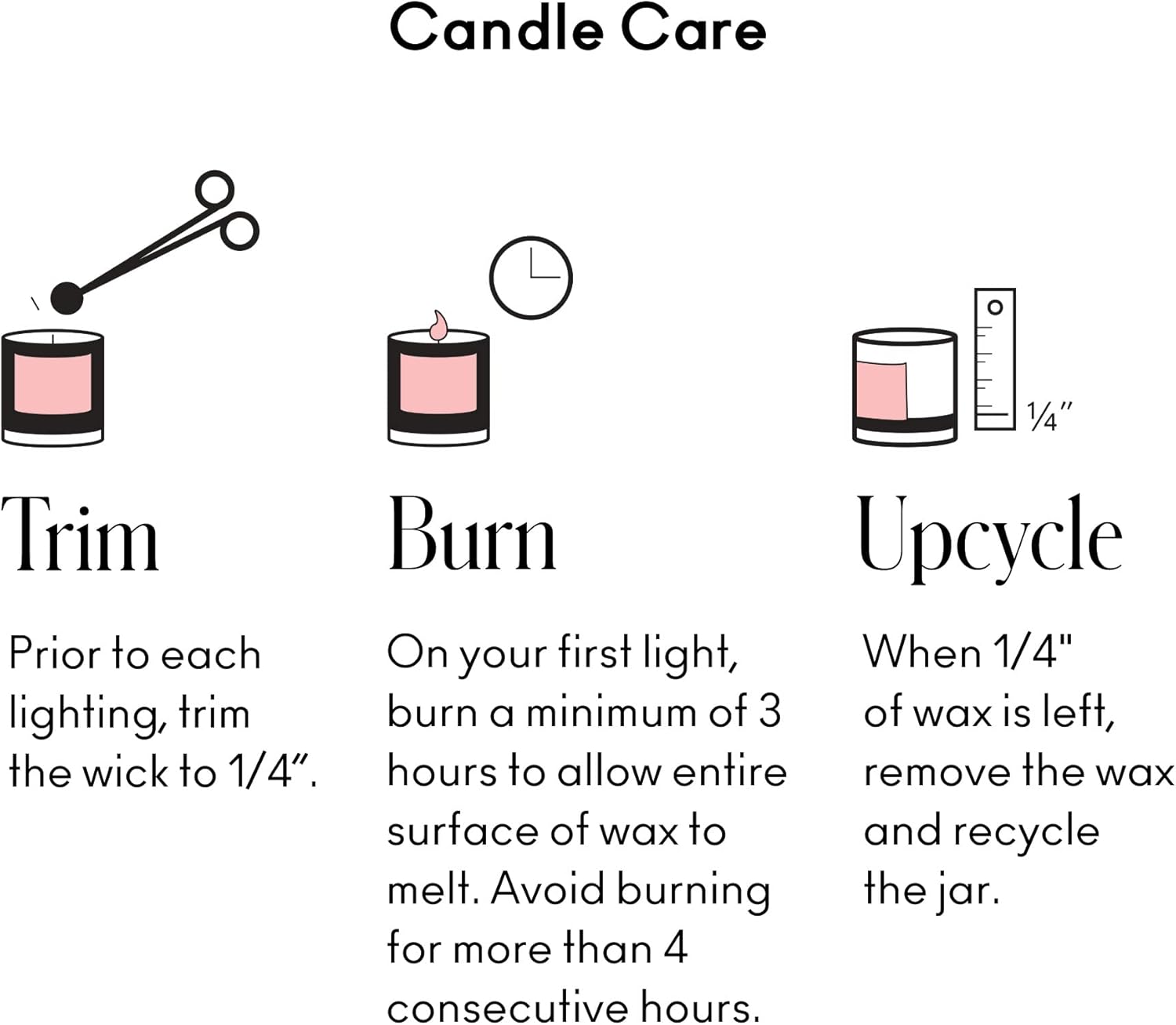 Boy Smells Candle Care Tool Set - 4 Piece Matte Black Set