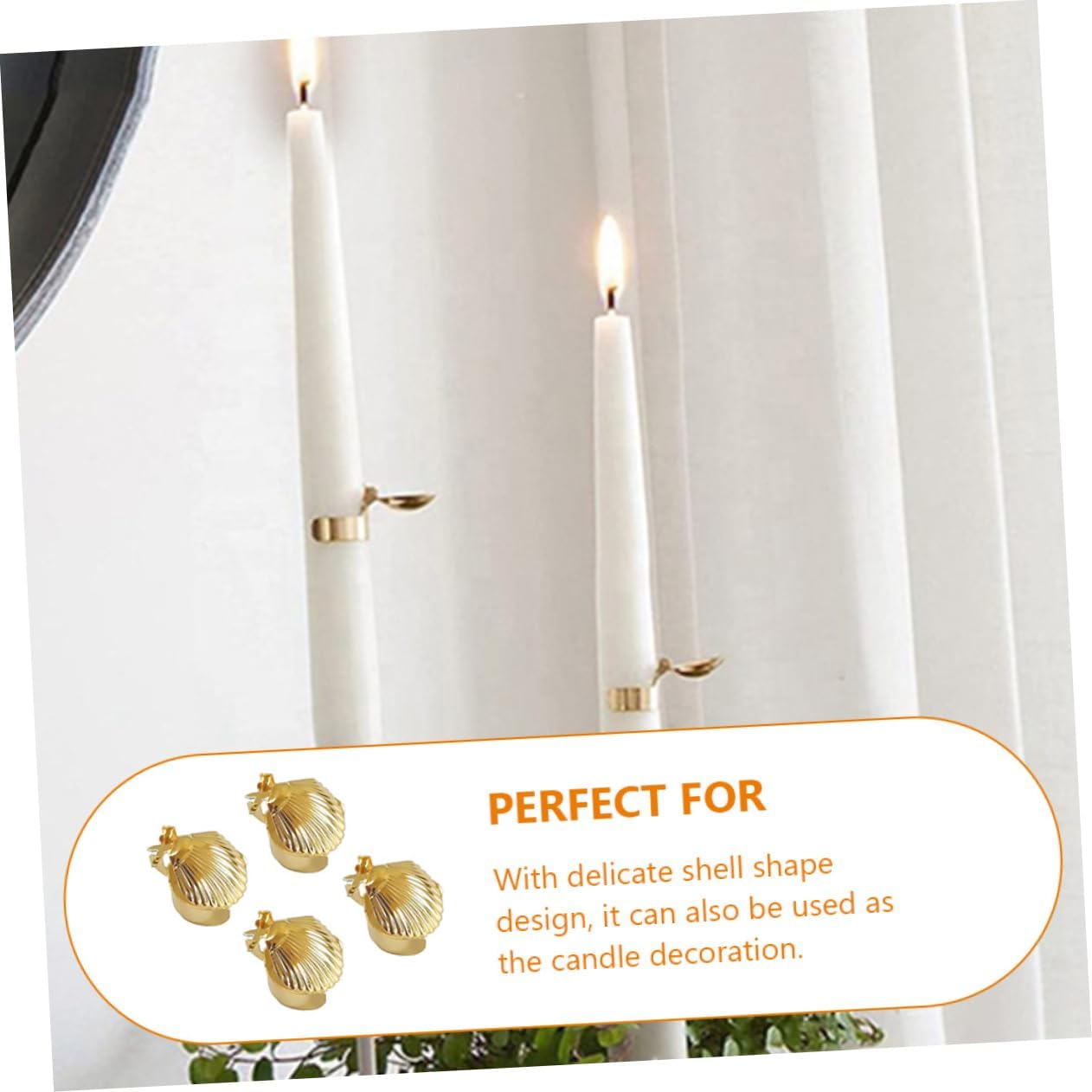 Zerodeko 4pcs Automatic Candle Snuffer Tool for Home Use