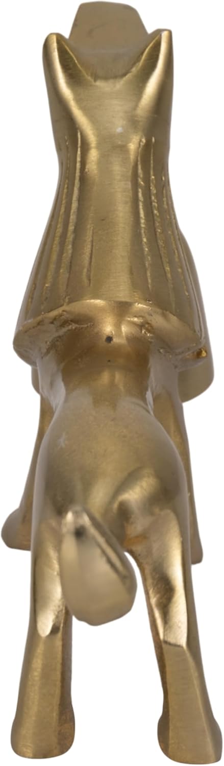 Sagebrook Home Gold Lion Candle Snuffer 9 Inch