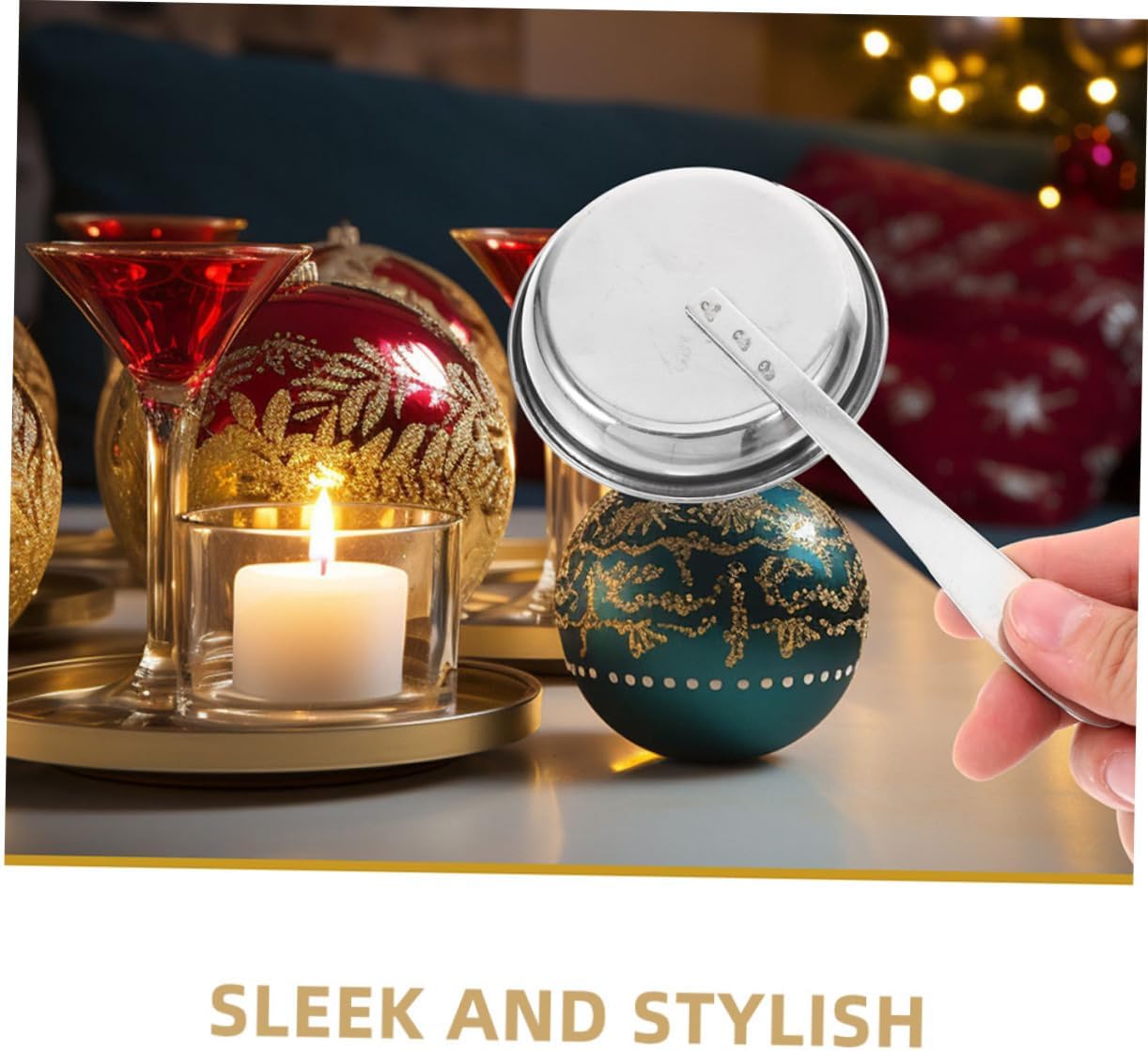 5pcs Candle Snuffer Chain Stainless Steel Extinguisher