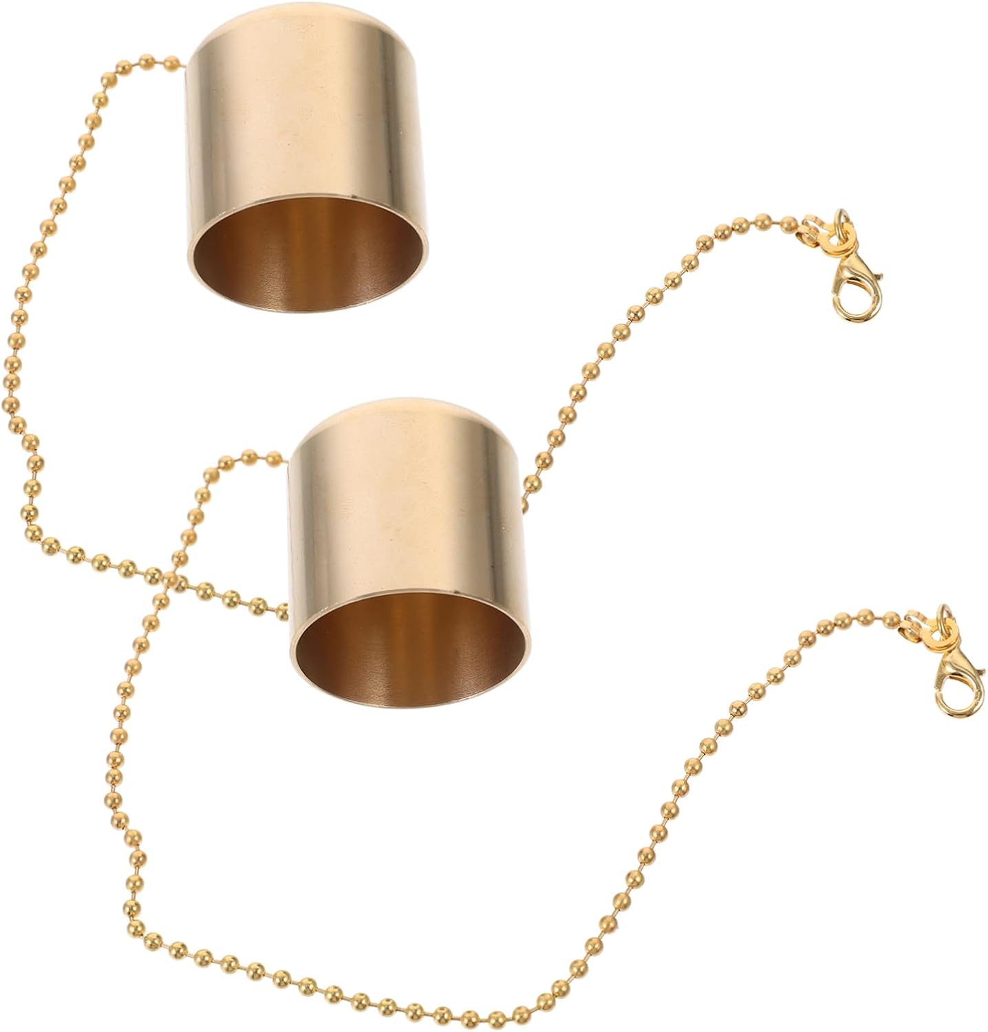 ERINGOGO 4pcs Brass Candle Snuffers with Unique Design