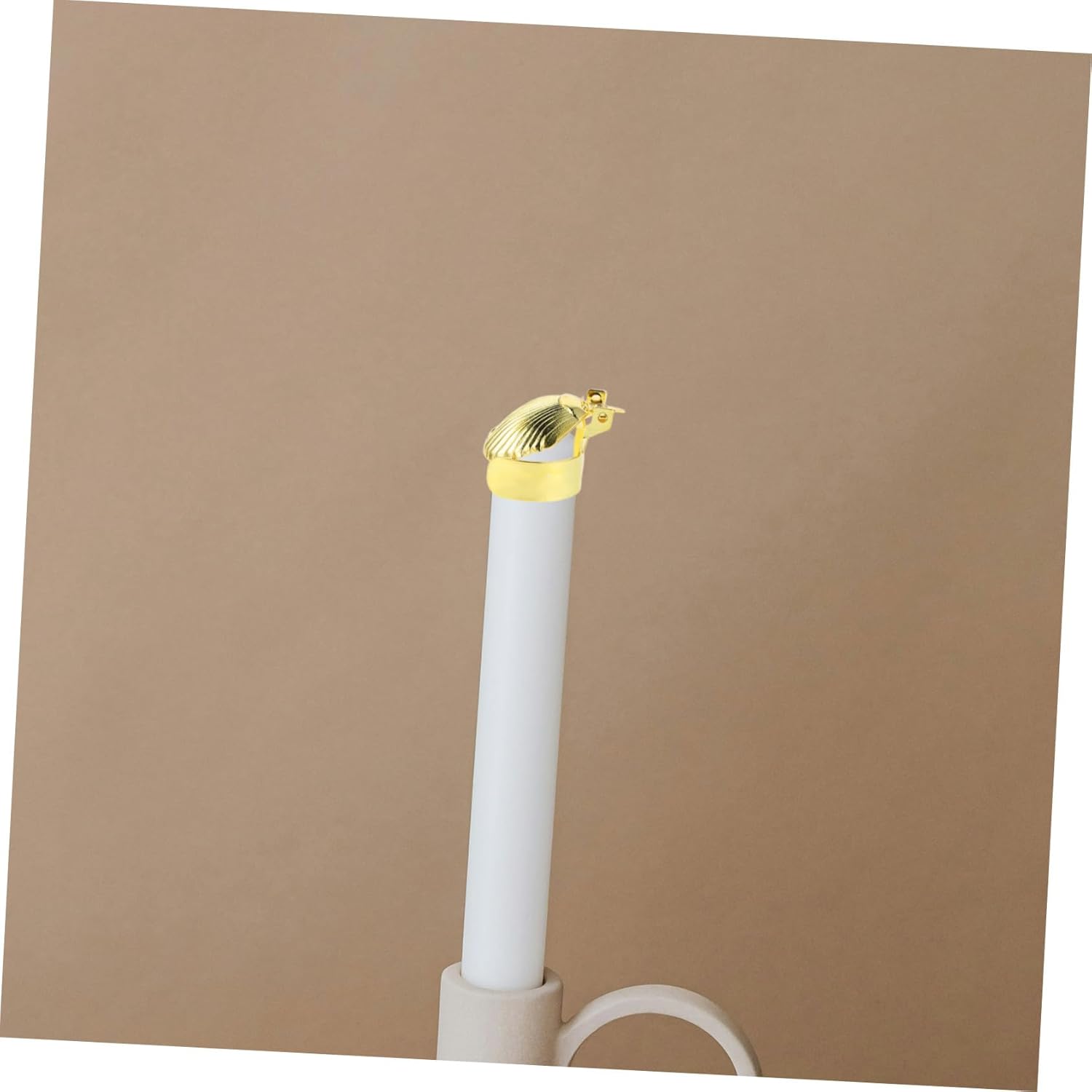 Cabilock 2pcs Automatic Metal Candle Snuffer Flame Extinguisher