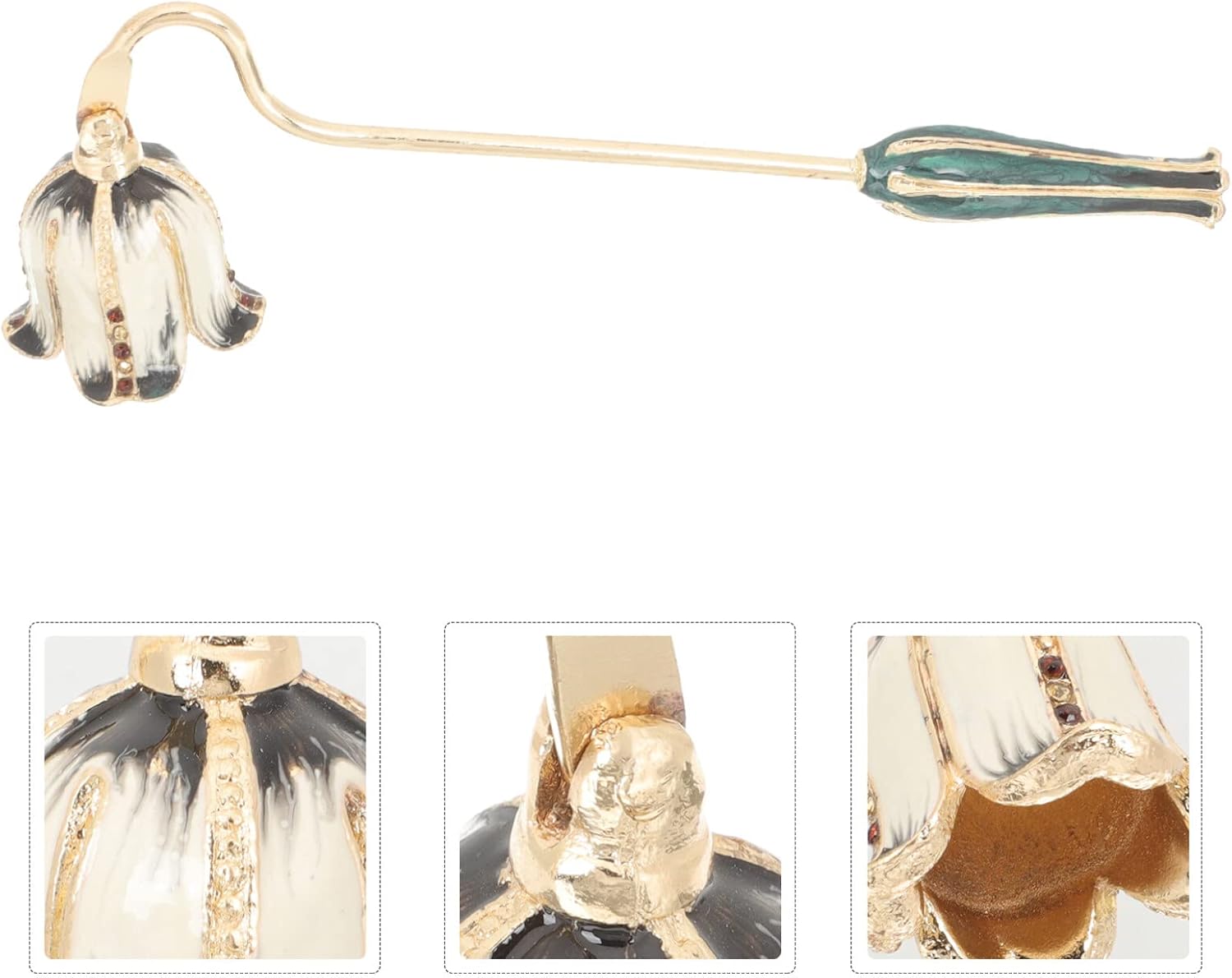 Golden Metal Candle Snuffer for Home Decor