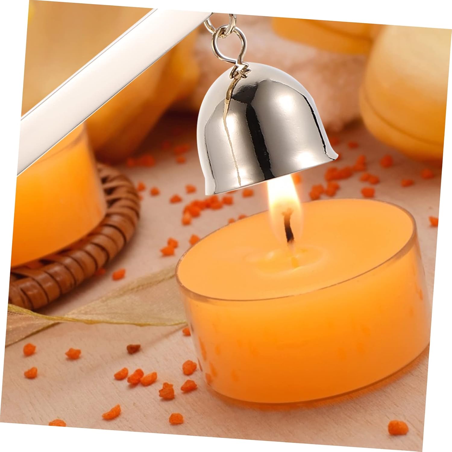 GOOHOCHY Candle Extinguisher Bell Shaped Snuffer Head