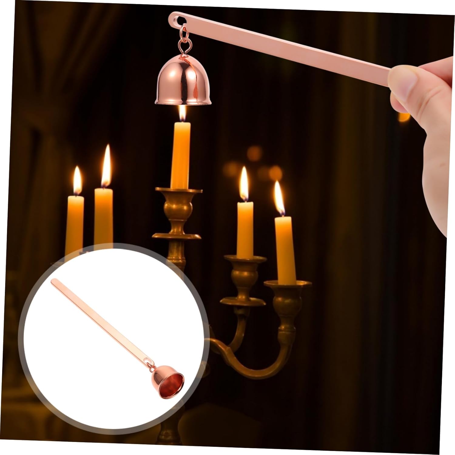 Candle Accessory Kit with Snuffer and Trimmer