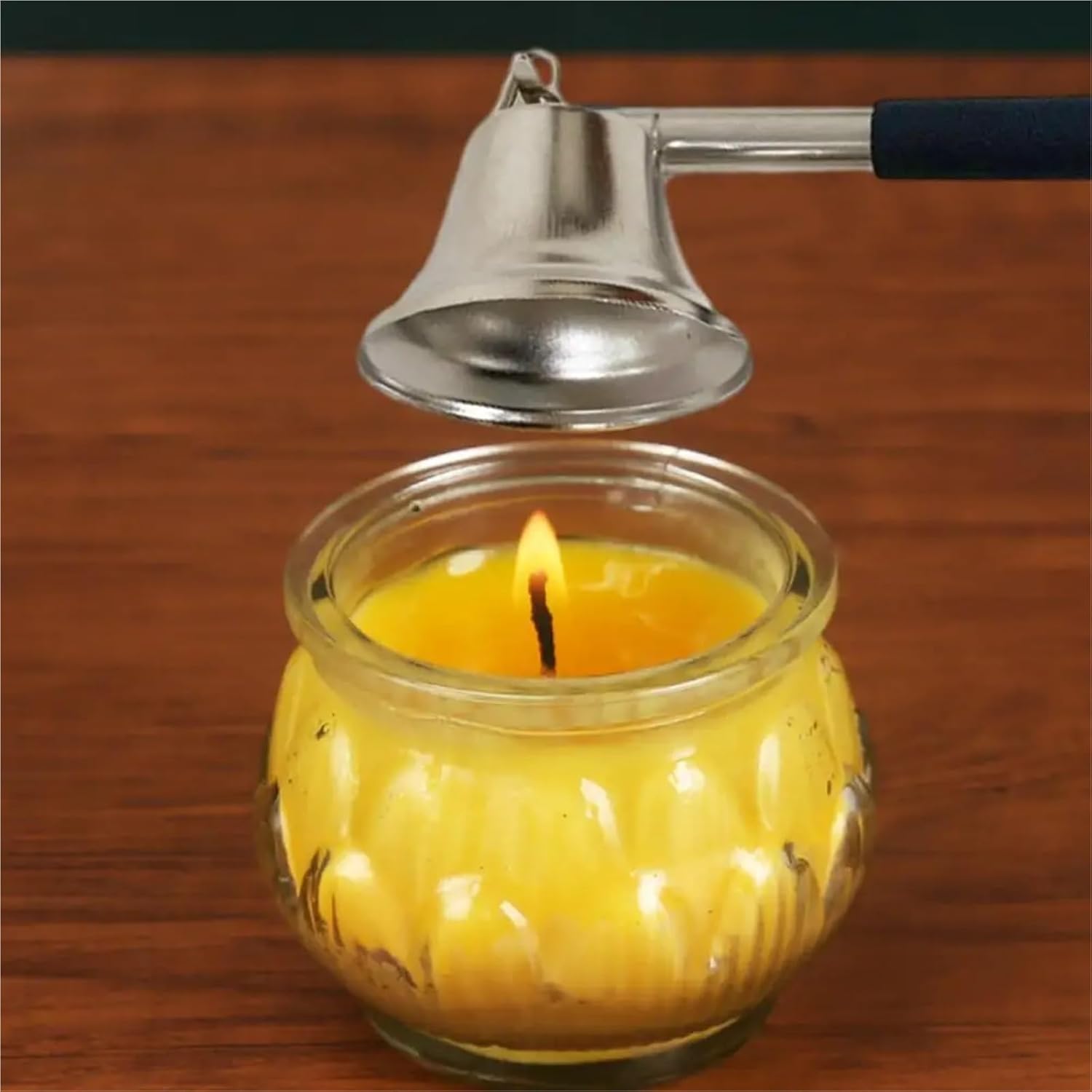 2Pcs Stainless Steel Candle Snuffer with Telescopic Handle