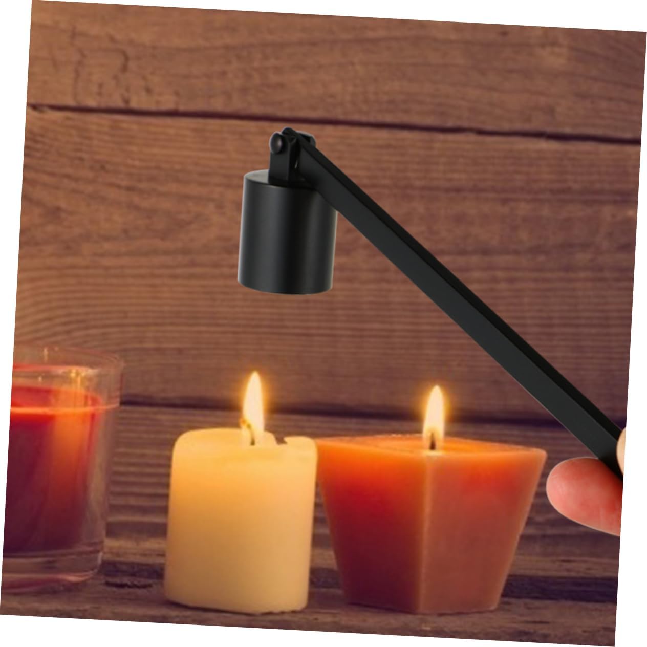 ERINGOGO Candle Snuffer Set 2pcs Metal Tool