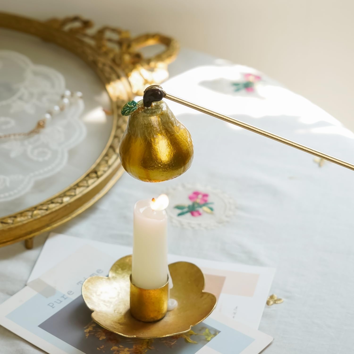 NIKKY HOME Candle Snuffer with Long Handle