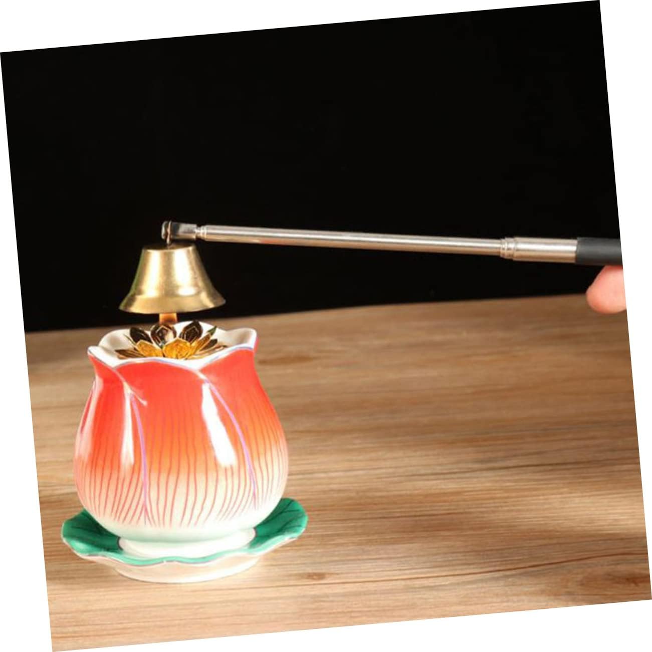 Vintage Candle Snuffer with Flexible Telescopic Handle