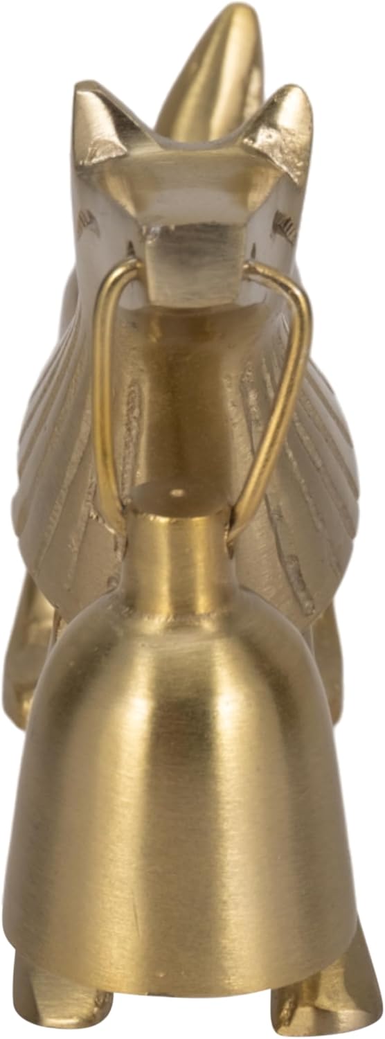 Sagebrook Home Gold Lion Candle Snuffer 9 Inch