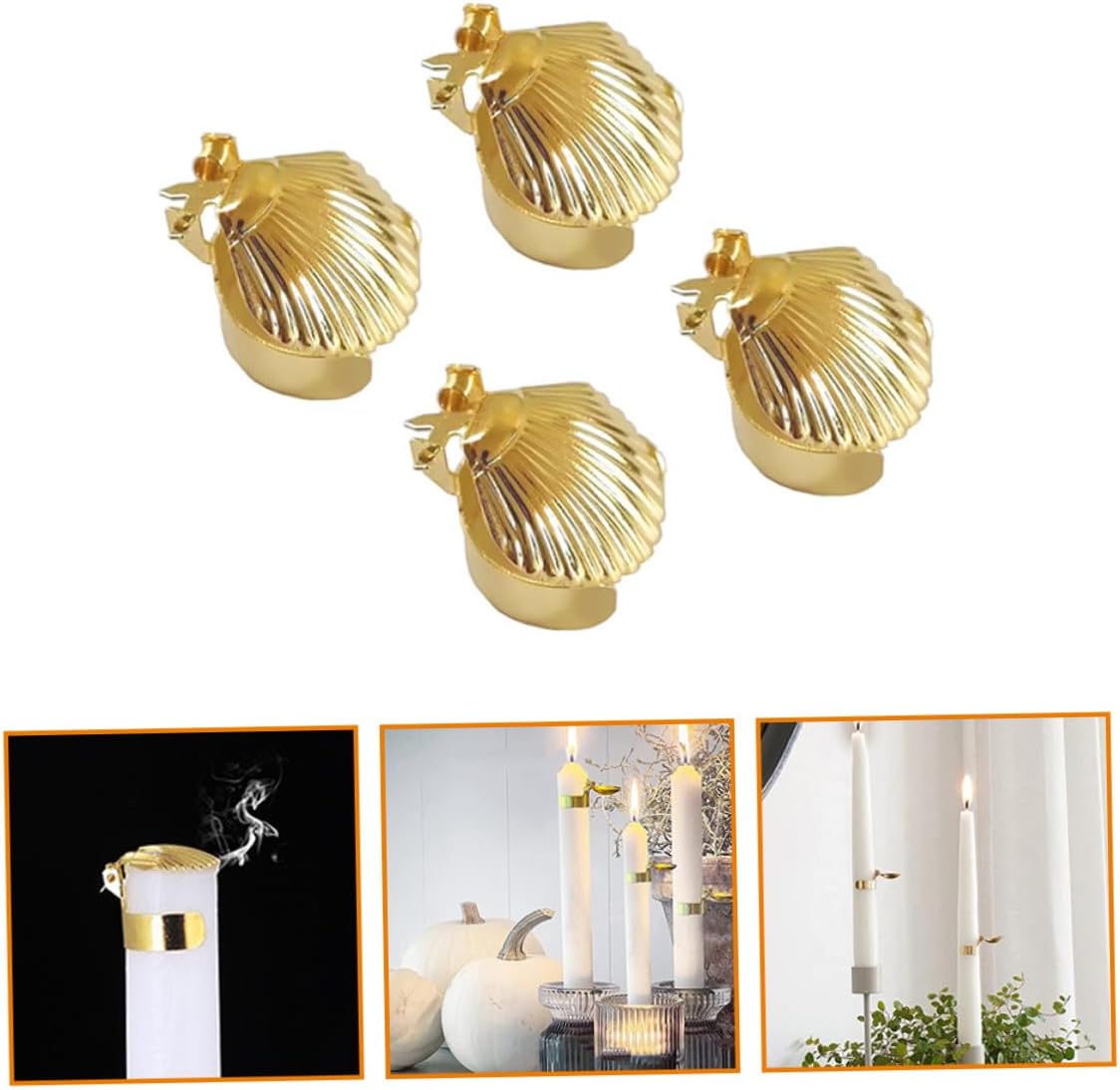 4Pcs Automatic Candle Snuffer for Safe Wick Dousing and Flame Extinguishing