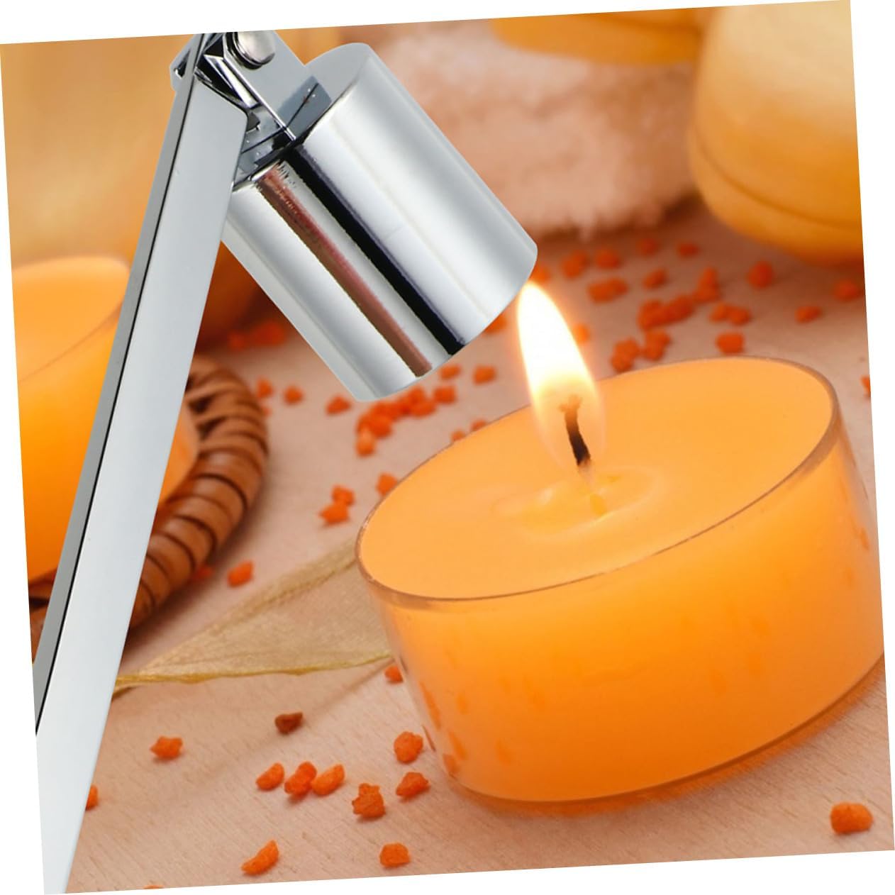 2pcs Alloy Candle Snuffer for Safe Extinguishing