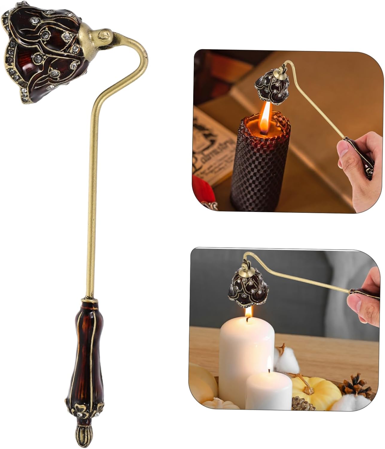 Happyyami Candle Snuffer Extinguisher for Aromatherapy and Tea Light Candles