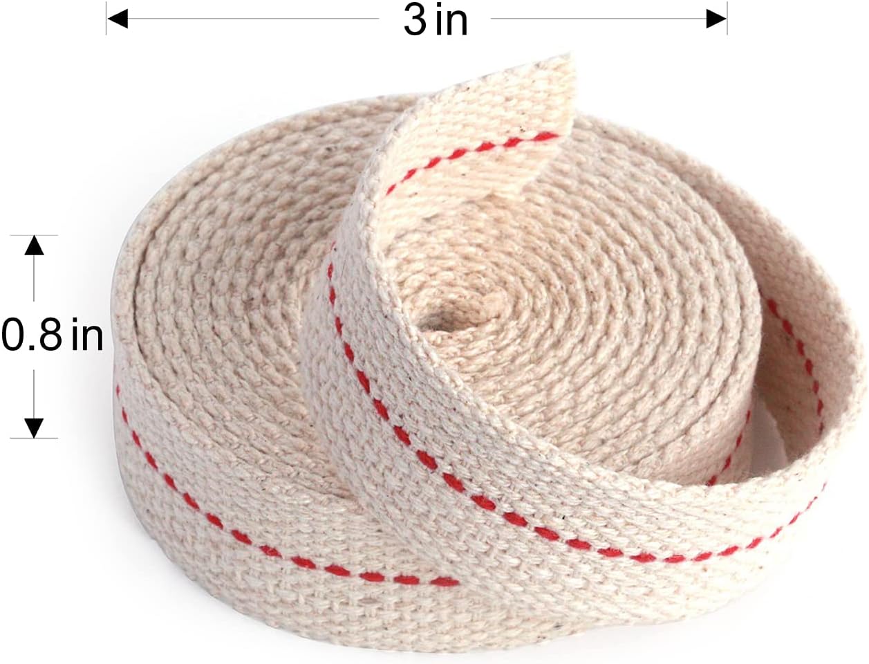 26 Foot Oil Lamp Wicks 4 Rolls Flat Cotton Wick Replacement