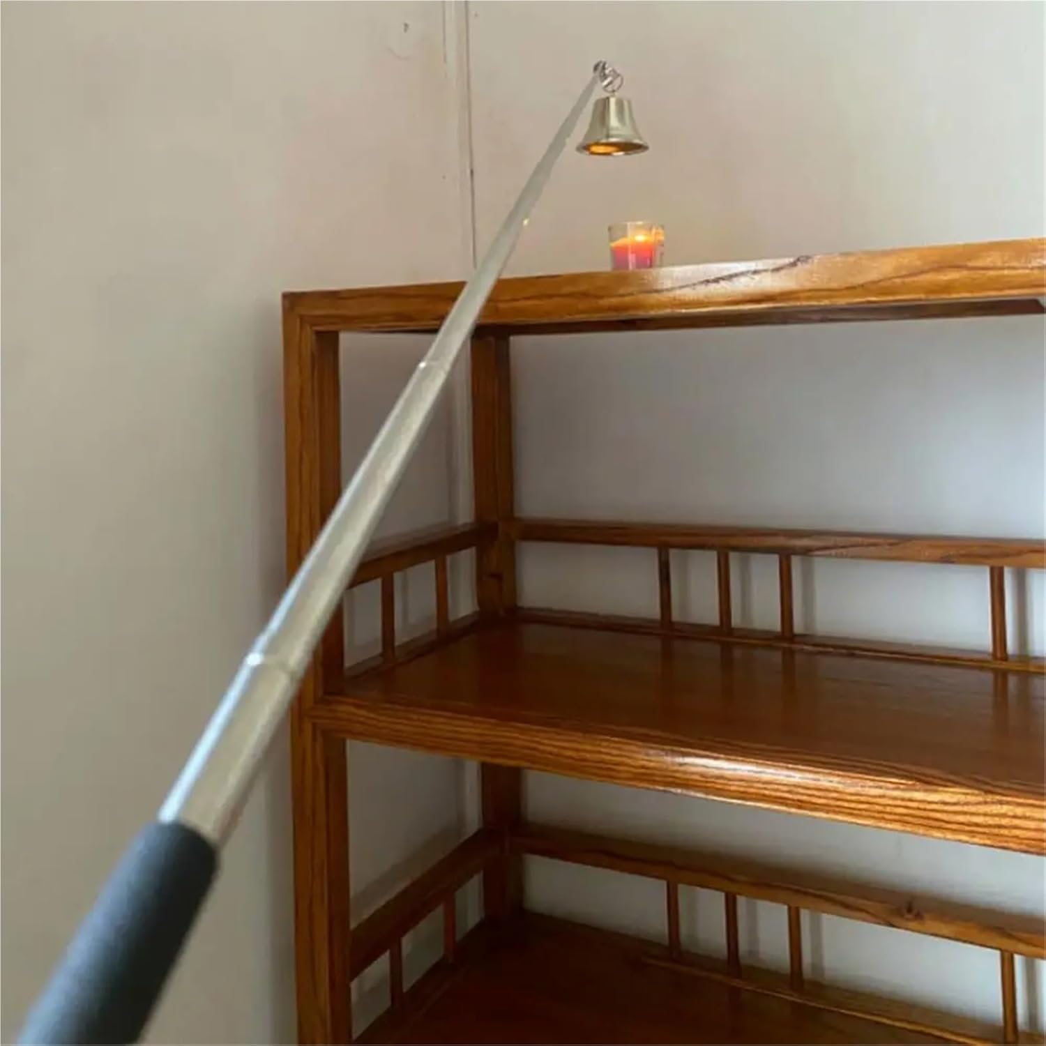 2Pcs Stainless Steel Candle Snuffer with Telescopic Handle